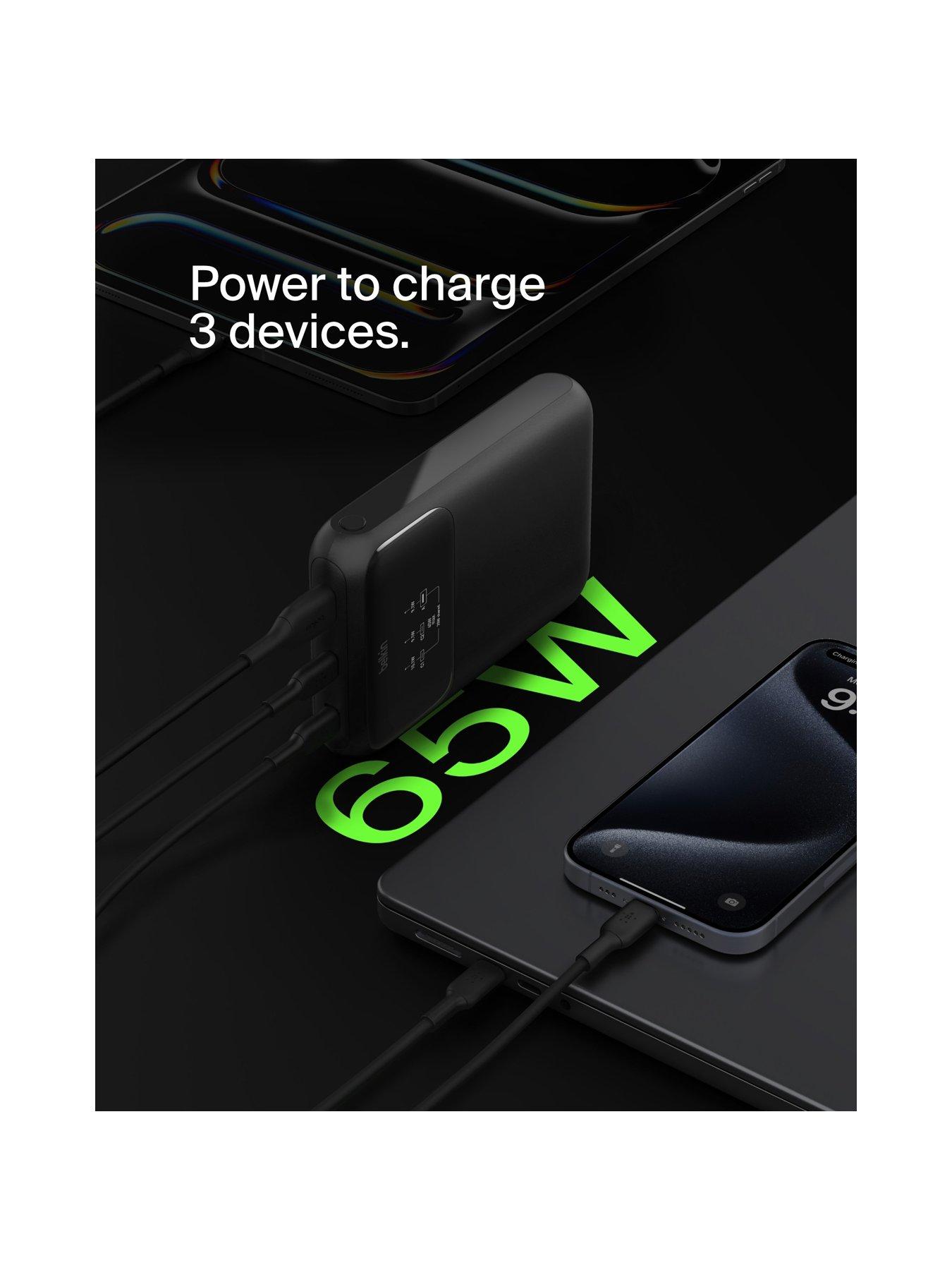 Image 6 of 7 of Belkin 20k 65w Laptop Powerbank Digital display