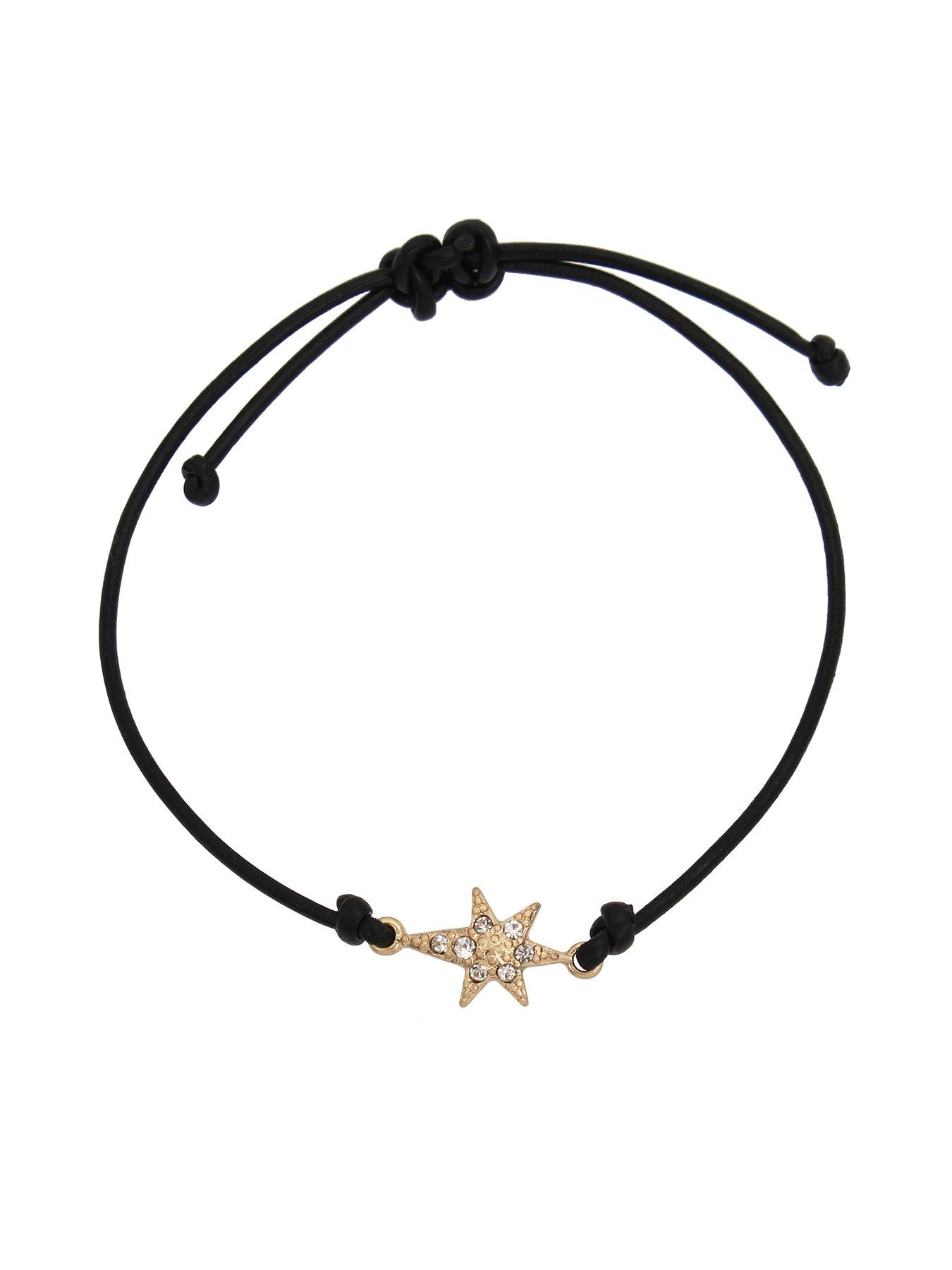 allsaints-starburst-leather-slider-bracelet