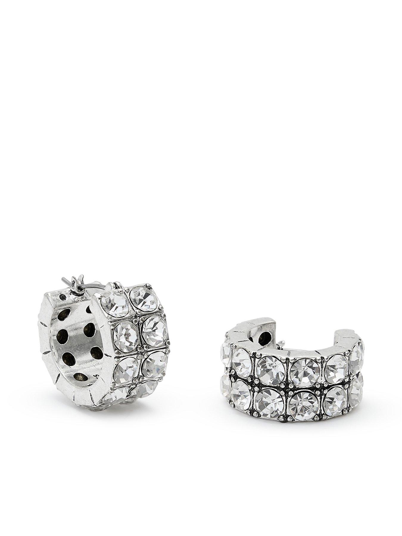 allsaints-double-crystal-huggie-earrings