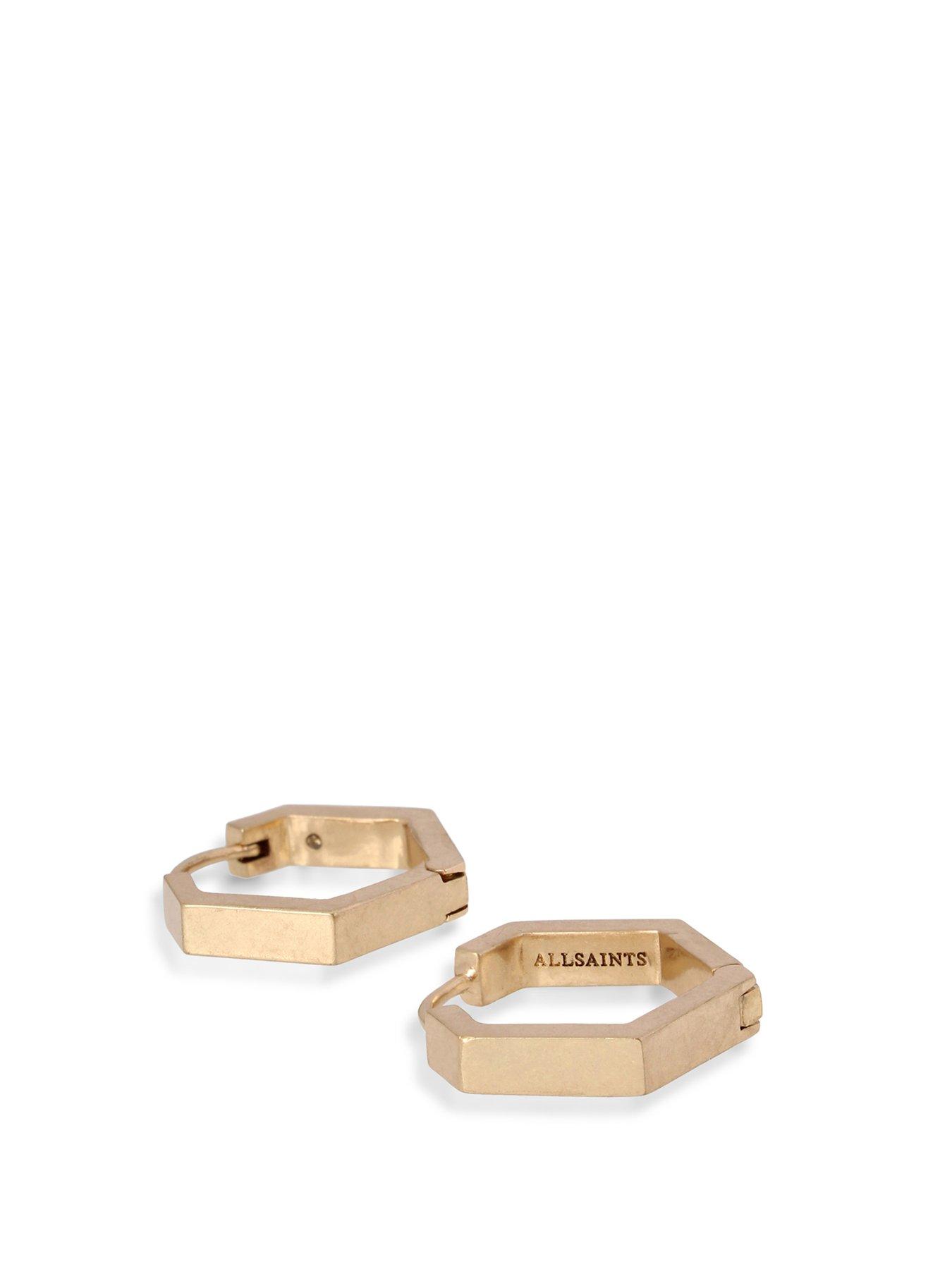 allsaints-hexagon-hoop-earringsback