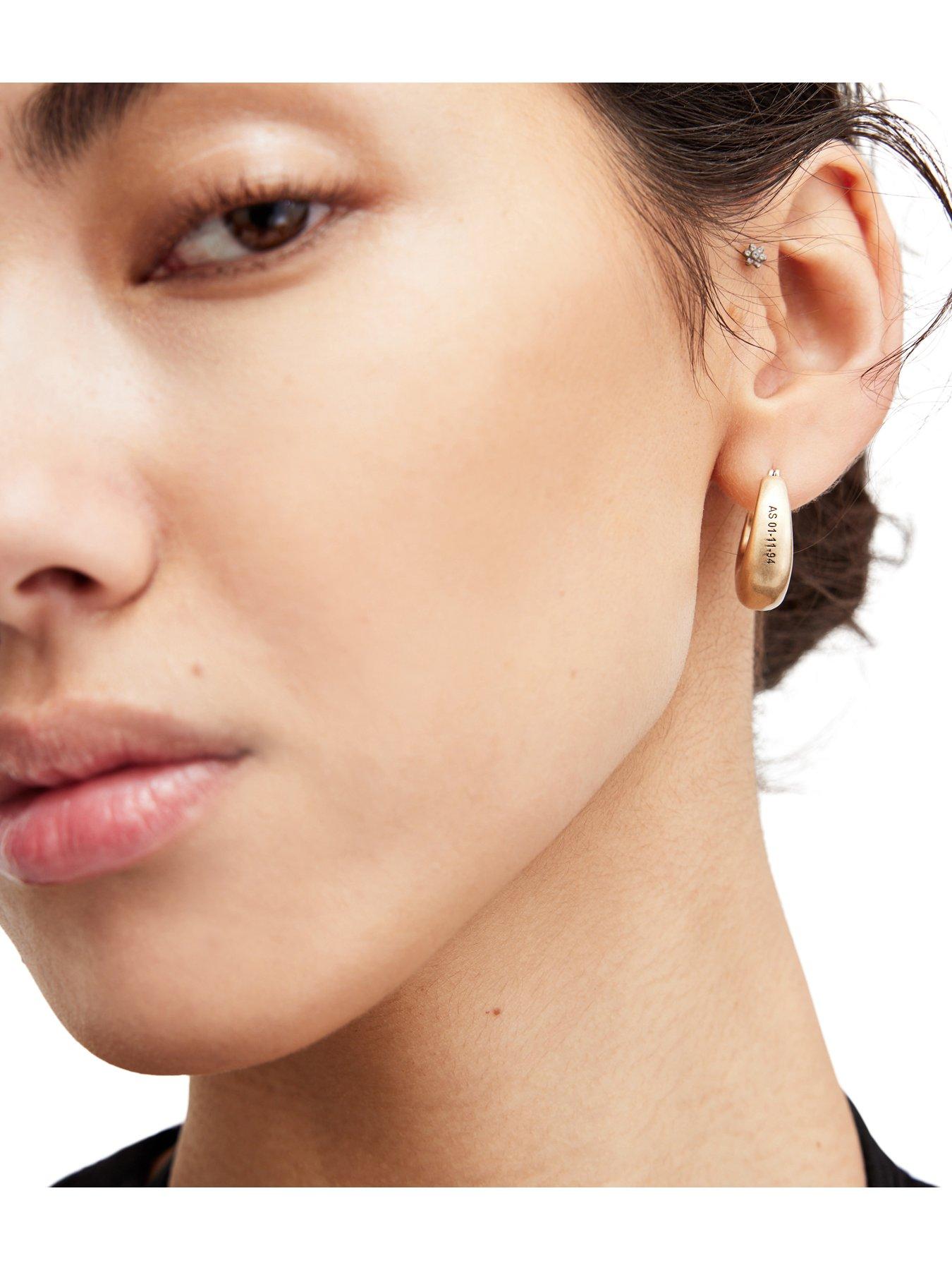 allsaints-sculpted-tube-hoop-earringsstillFront