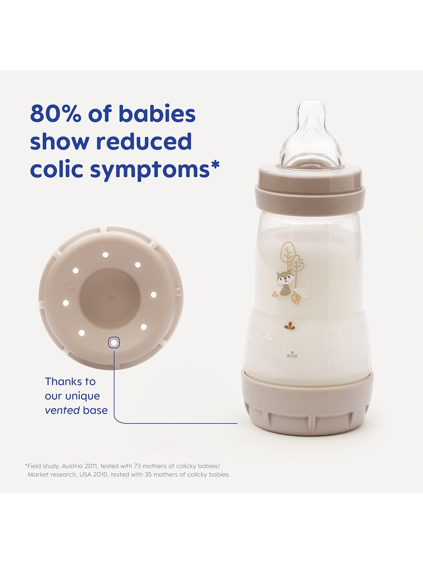 Image 3 of 6 of MAM Easy Start Anti-Colic Bottle Set 160ml 4pk - Lilac