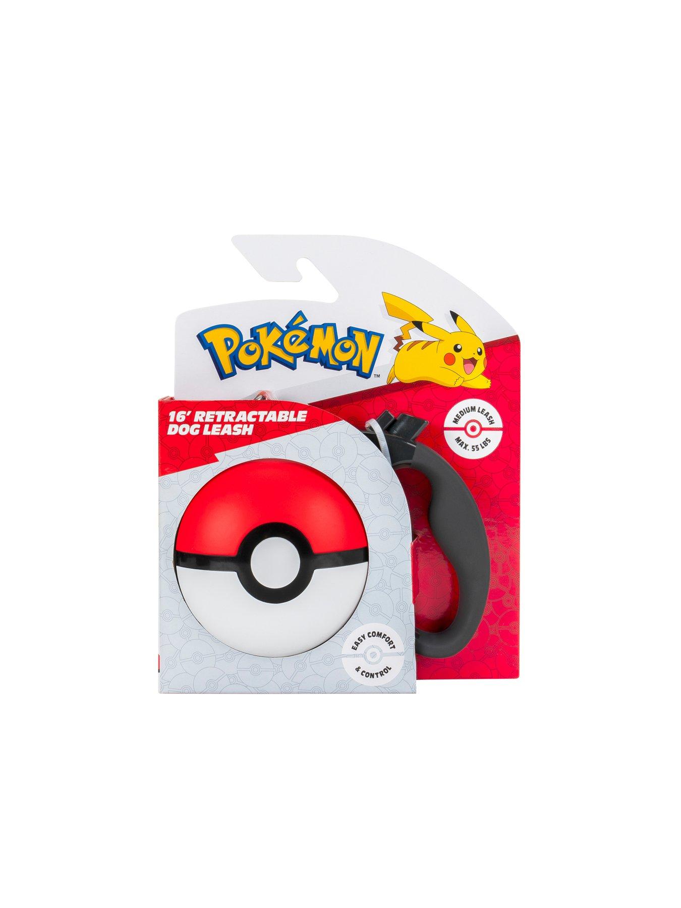 pokemon-pokeacute-ball-retractable-pet-leash-16-ft-retractable-leash-with-reflective-tape-handbrake-lock-comfort-grip-and-metal-clipdetail