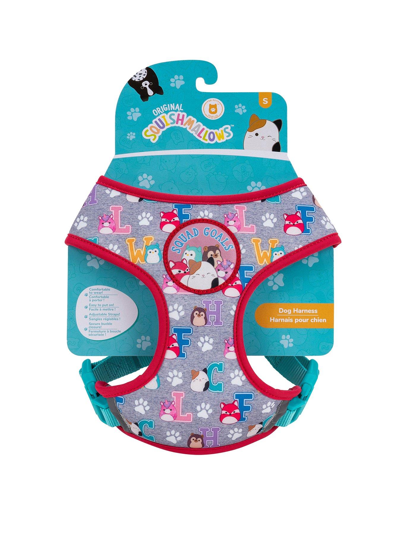 Image 1 of 6 of Squishmallows Original Squad Goals Pet Harness (Small) - Official Jazwares Pets Apparel