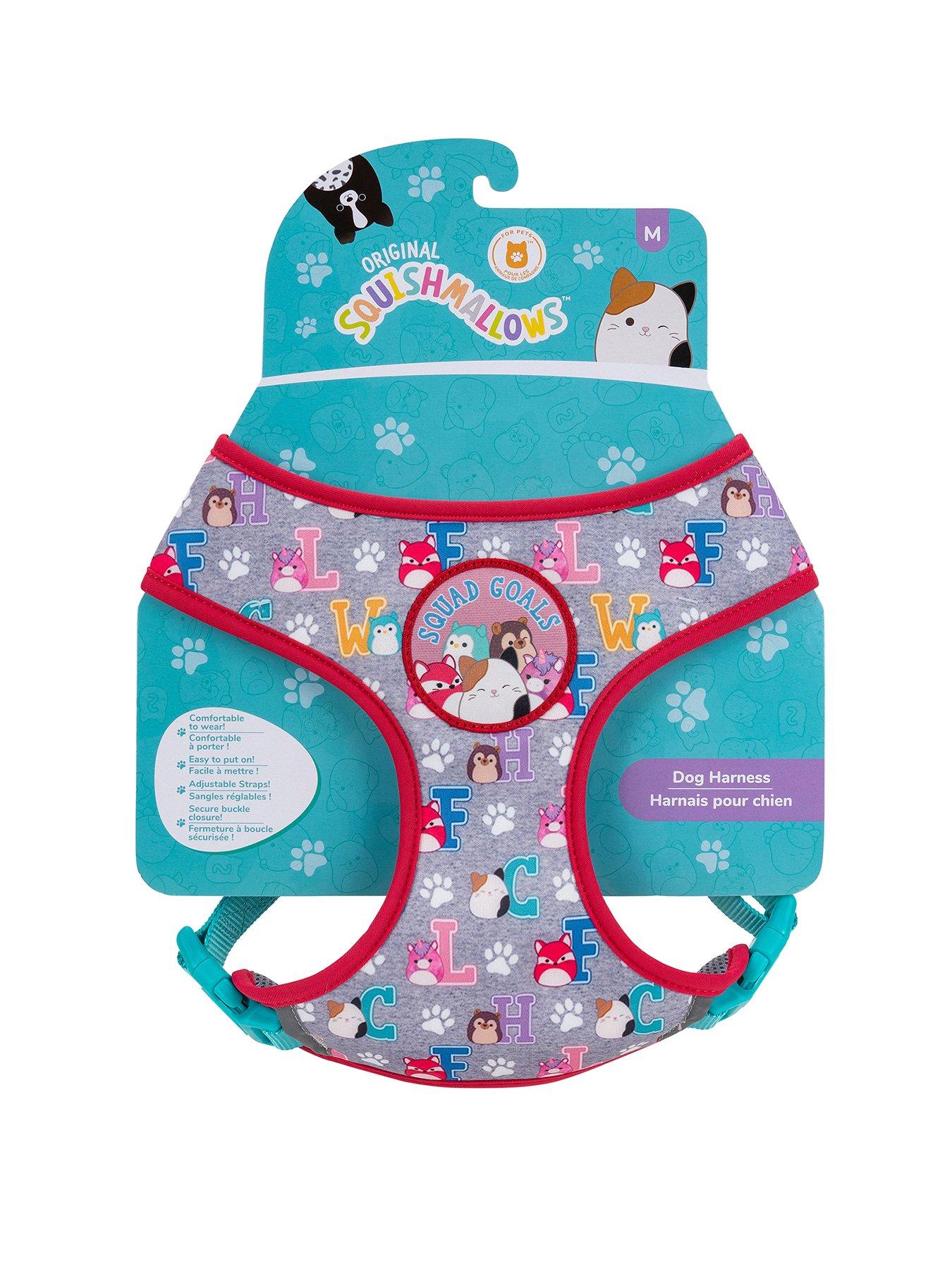 Squishmallows Original Squad Goals Pet Harness (Medium-Sized) - Official Jazwares Pets Apparel in One Colour