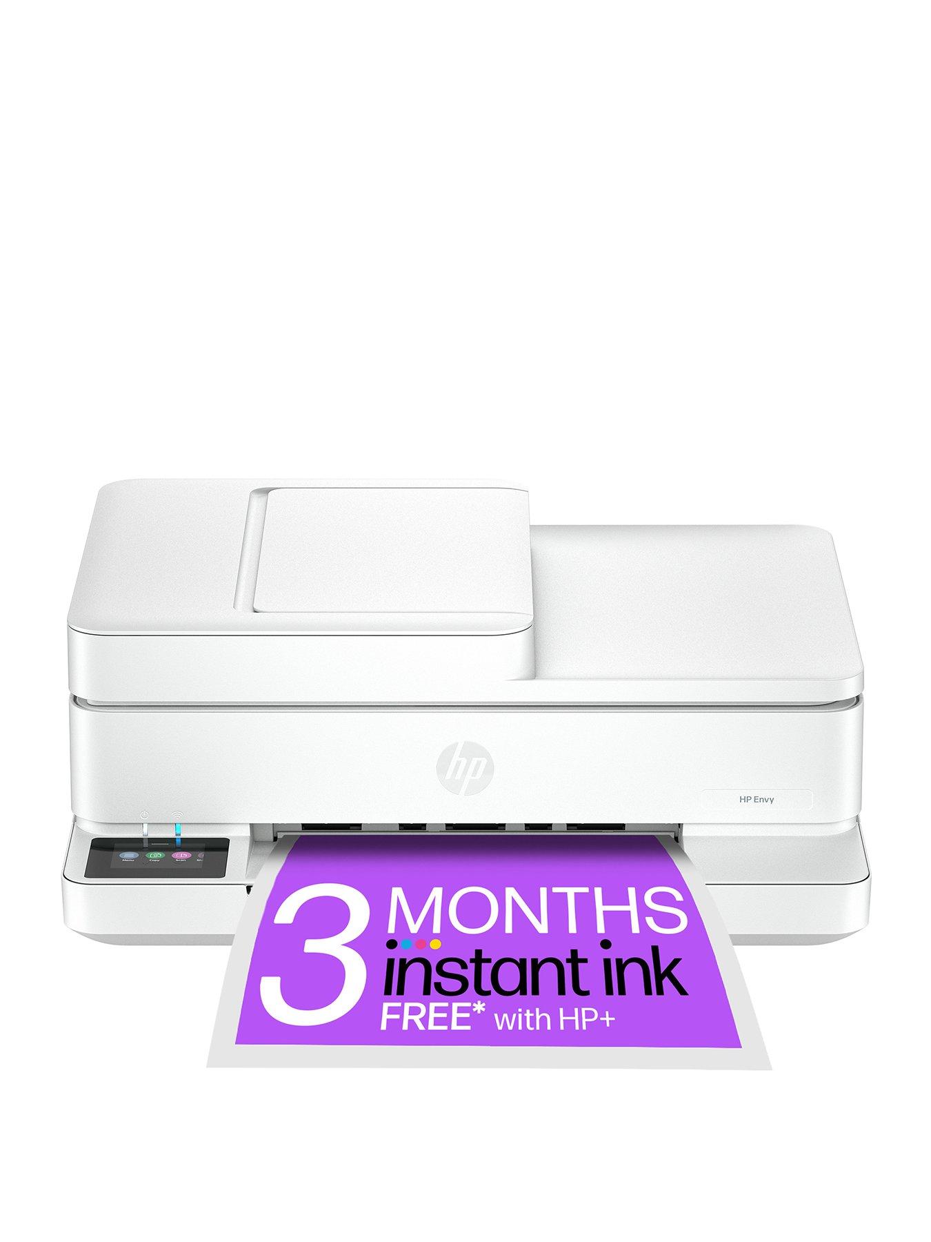 Image 1 of 8 of HP Envy 6530e AiO Wireless Printer with 3 months of Instant Ink Included with HP+