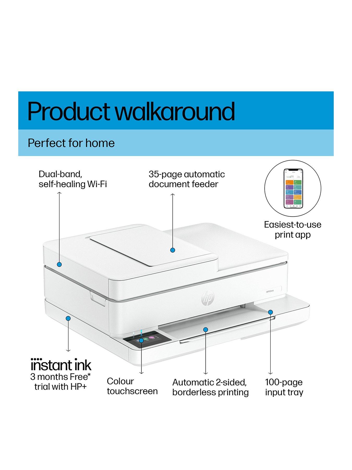 Image 3 of 8 of HP Envy 6530e AiO Wireless Printer with 3 months of Instant Ink Included with HP+