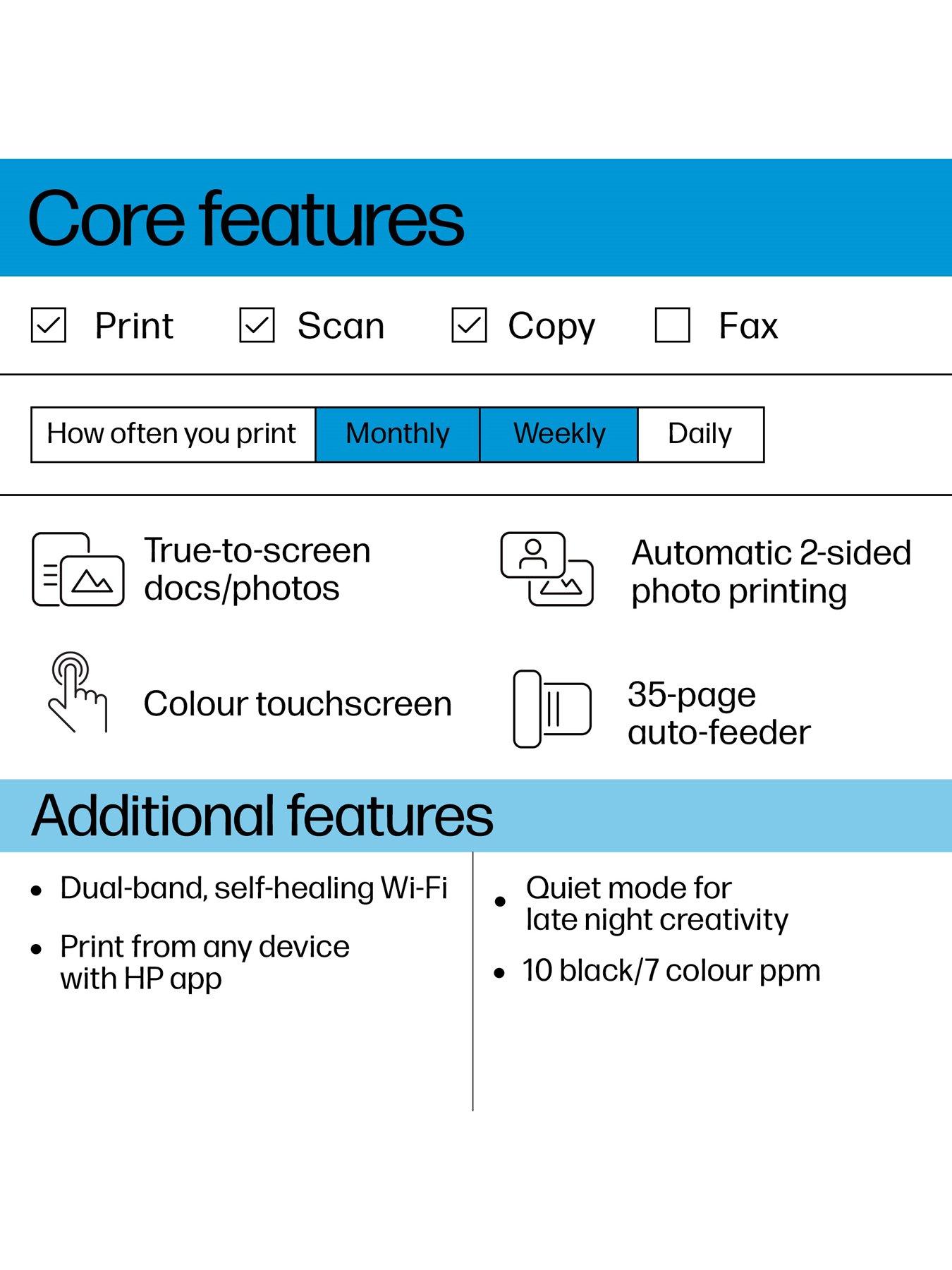 Image 6 of 8 of HP Envy 6530e AiO Wireless Printer with 3 months of Instant Ink Included with HP+