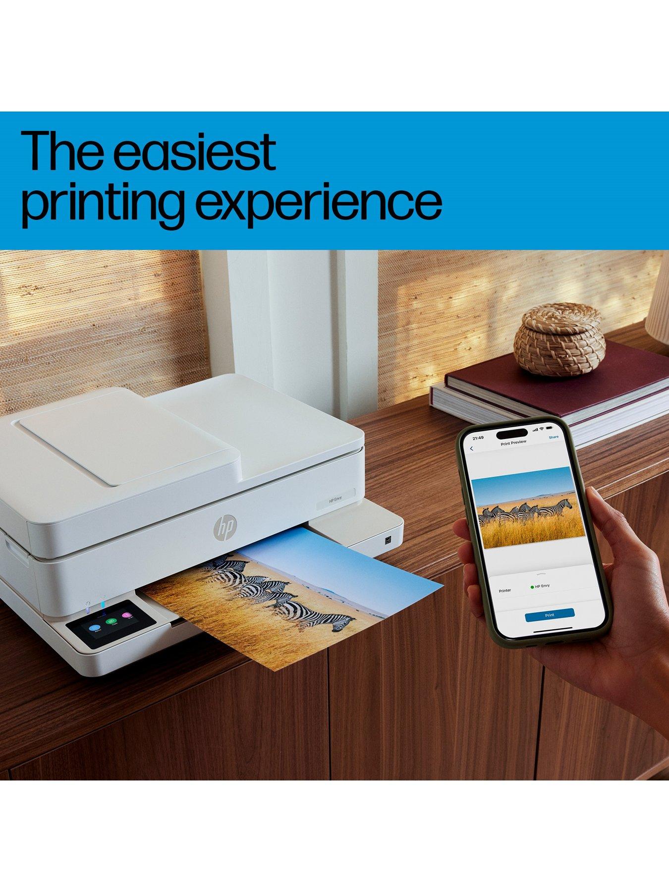 Image 7 of 8 of HP Envy 6530e AiO Wireless Printer with 3 months of Instant Ink Included with HP+