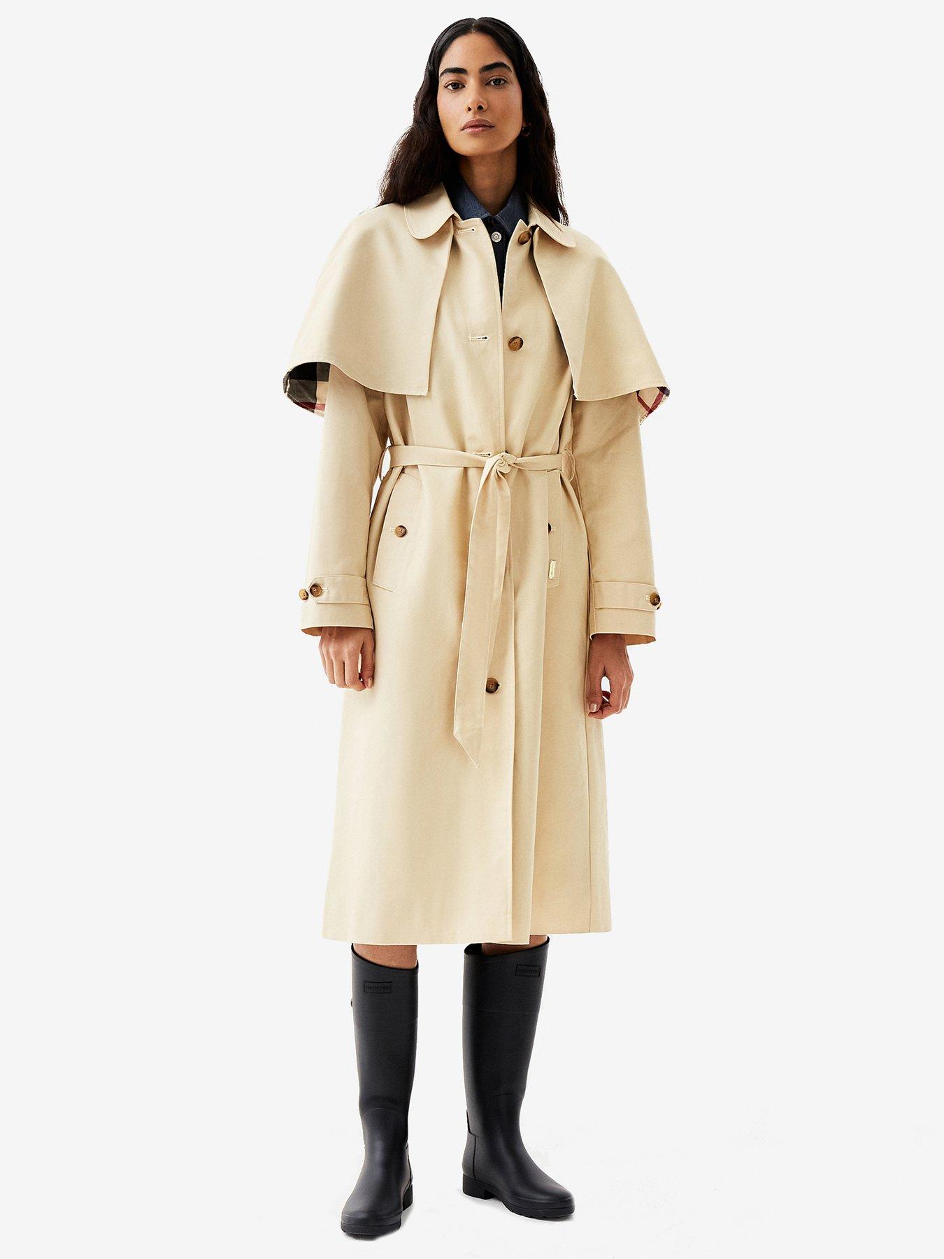 Hunter Keltie Trench Cape - Grey
