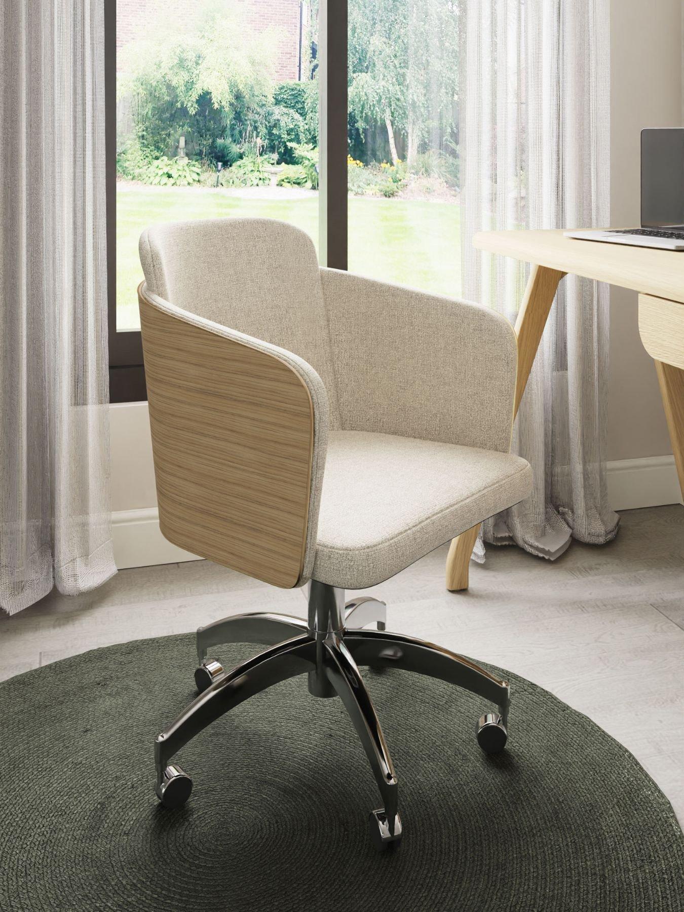 Image 1 of 6 of Jual San Francisco Fabric Office Chair&nbsp;- Real Wood Veneer