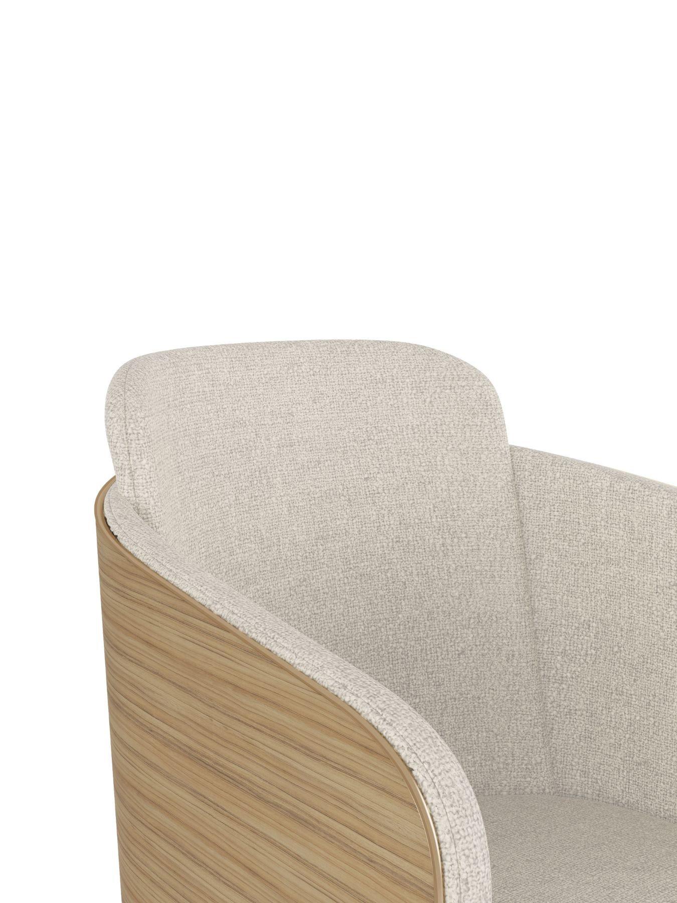 Image 4 of 6 of Jual San Francisco Fabric Office Chair&nbsp;- Real Wood Veneer