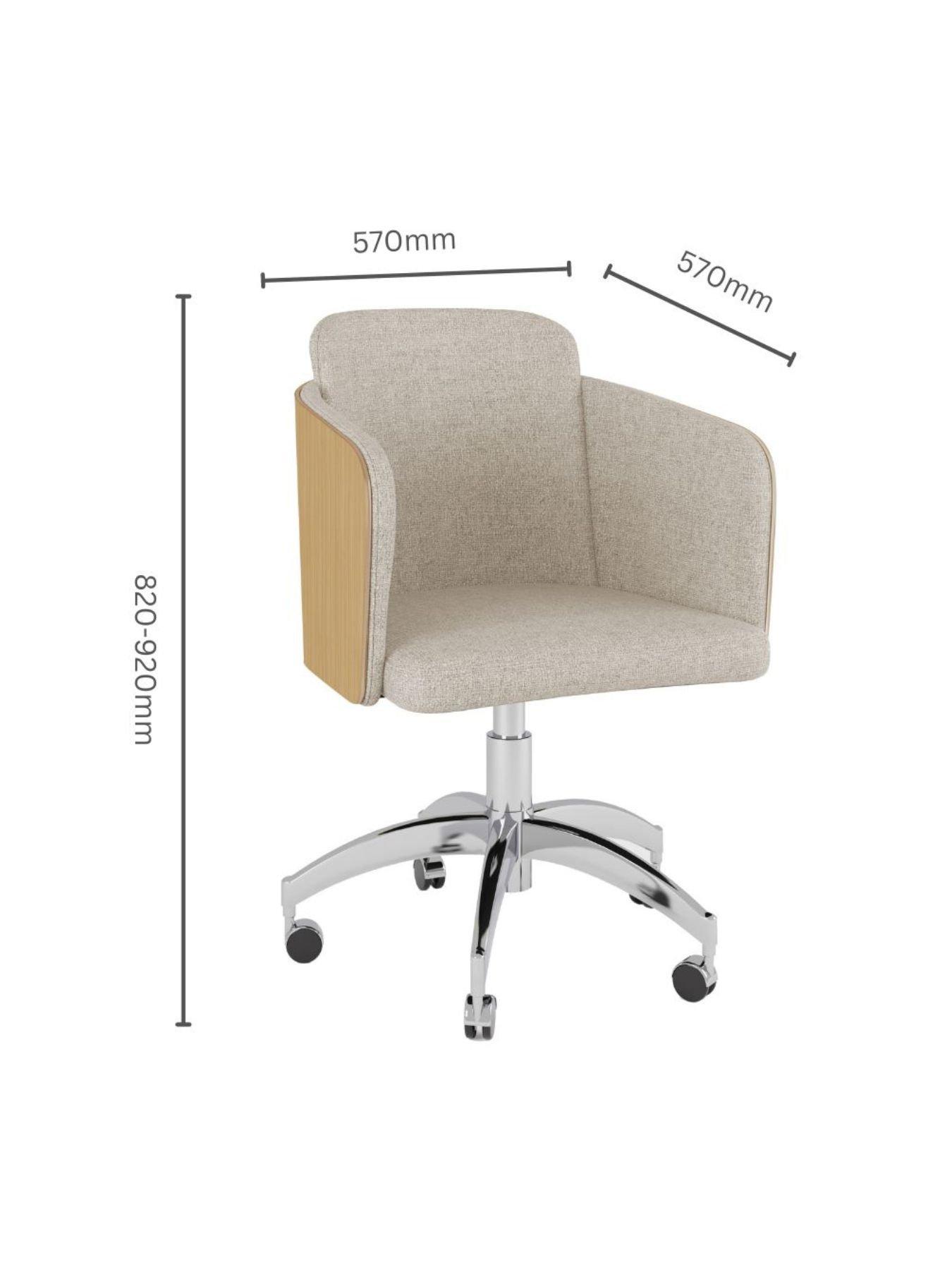 Image 5 of 6 of Jual San Francisco Fabric Office Chair&nbsp;- Real Wood Veneer