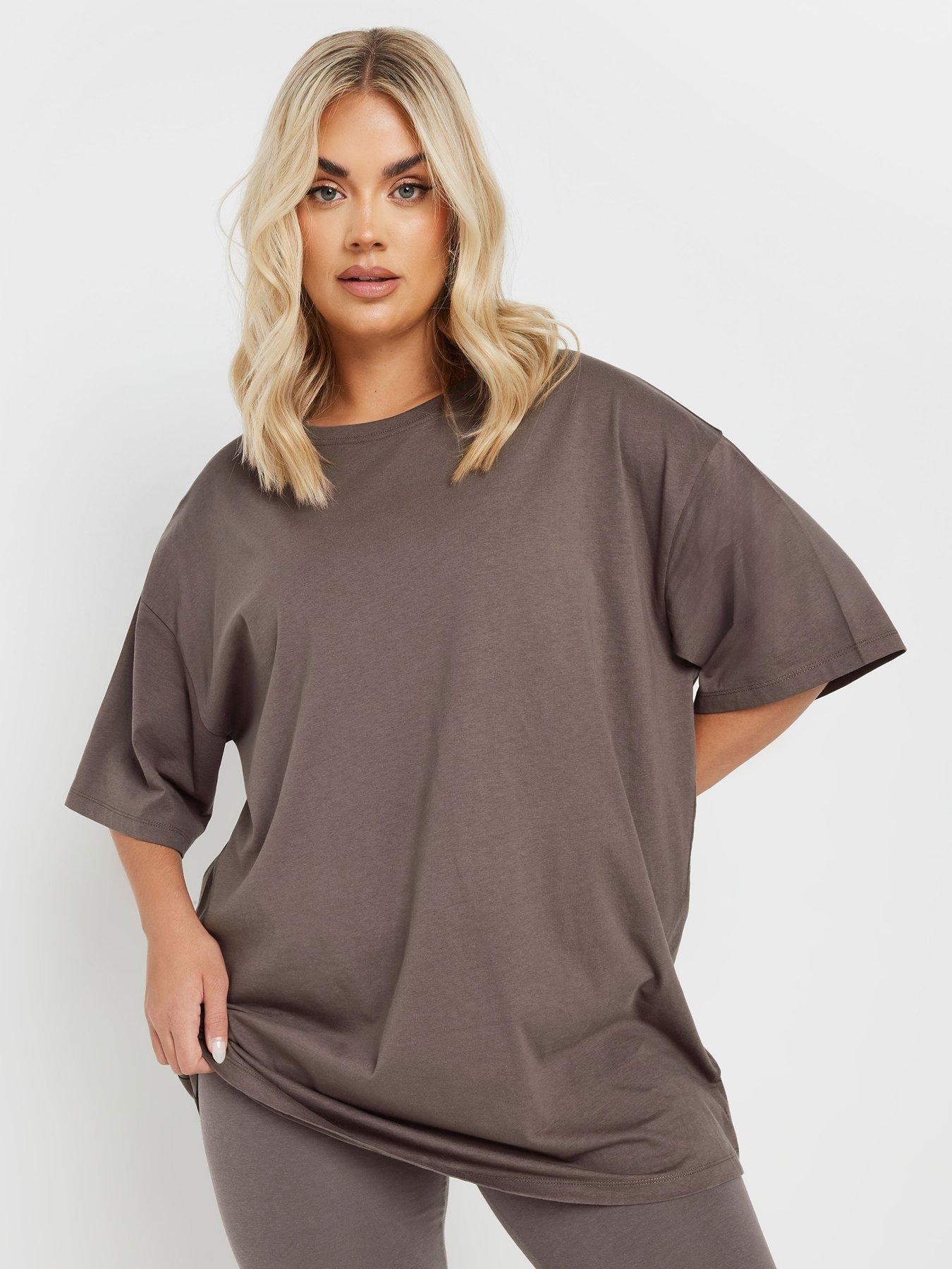 yours-curve-longline-super-basic-t-shirt-brown