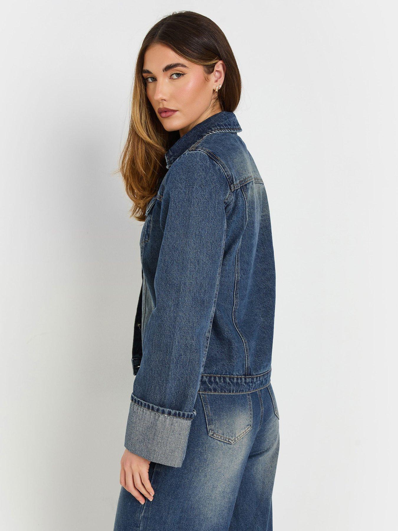 long-tall-sally-wide-sleeve-denim-jacket-bluestillFront
