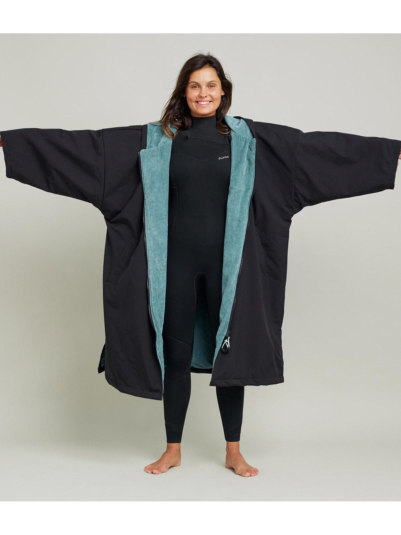 decathlon-unisex-surf-poncho-blackback