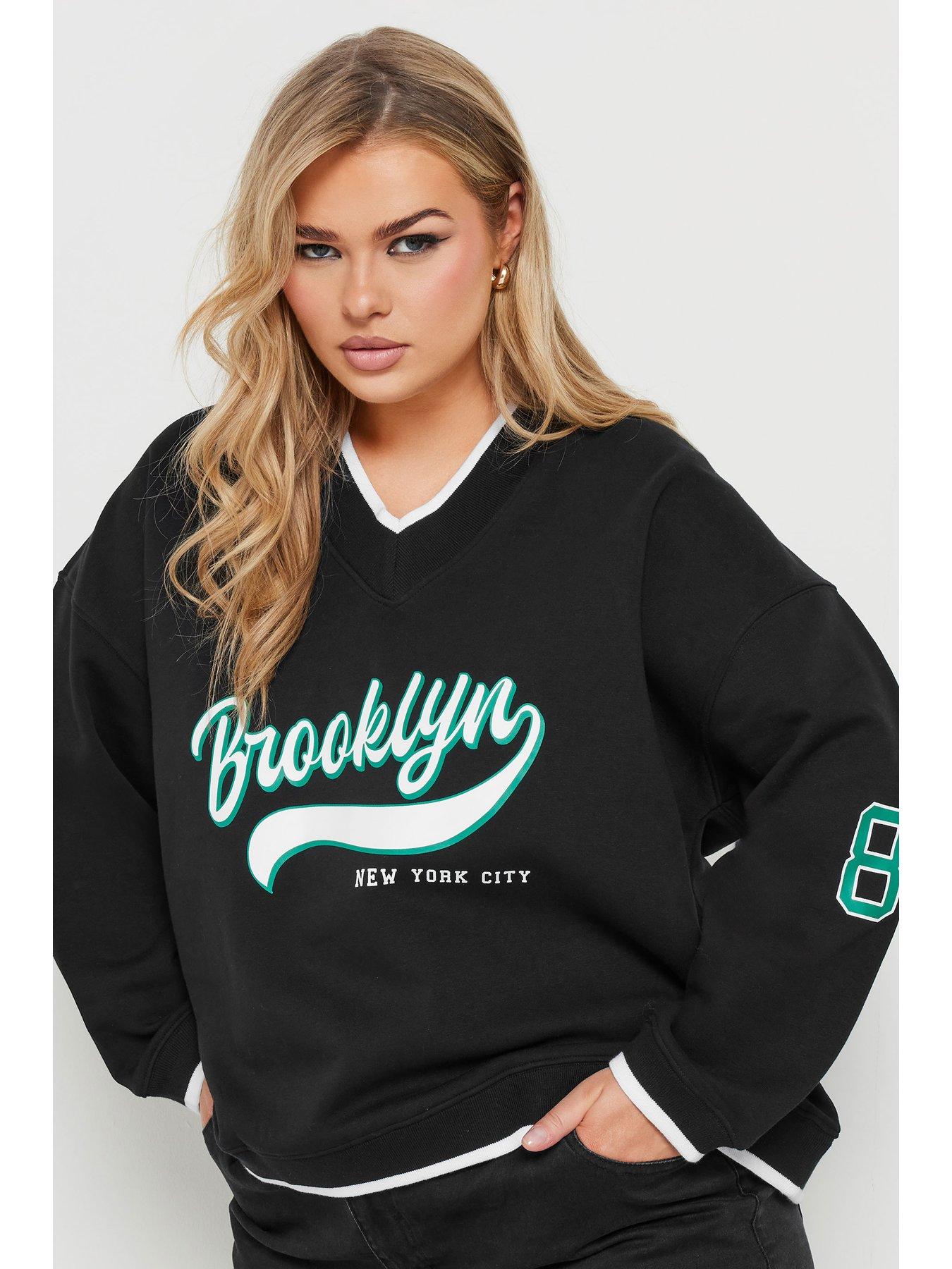 yours-curve-brooklyn-rugby-collar-sweatshirtoutfit