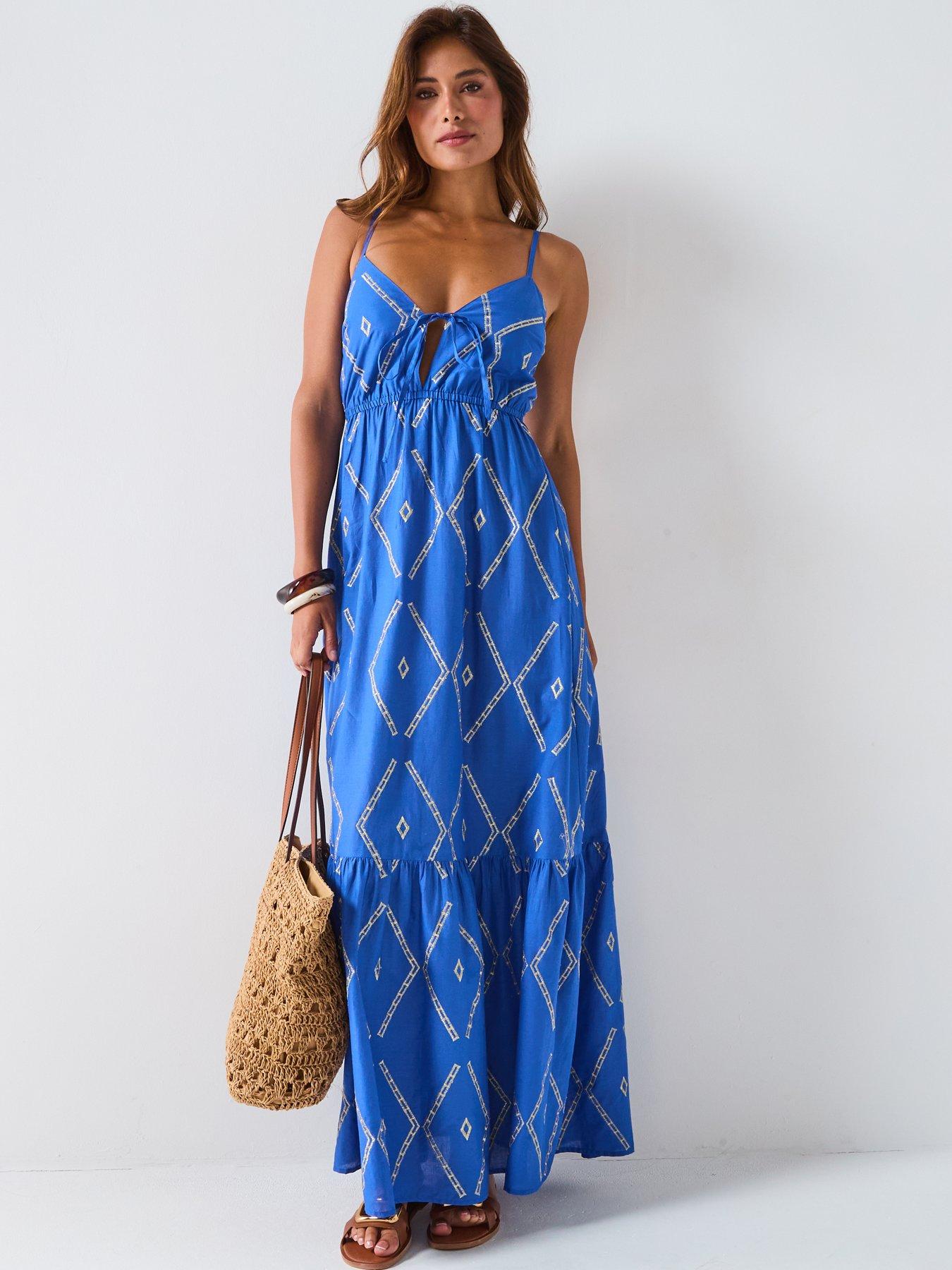 v-by-very-metallic-beach-maxi-dress-bluedetail
