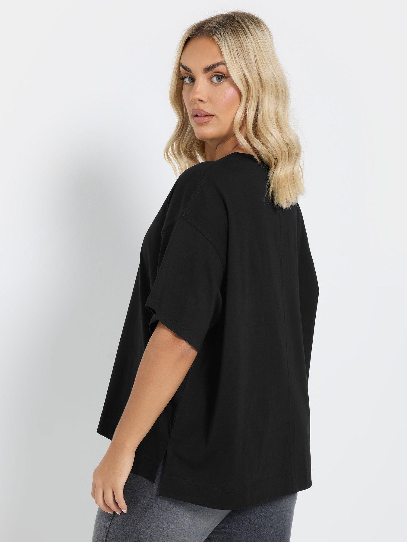 yours-curve-heavy-weight-box-t-shirt-blackstillFront