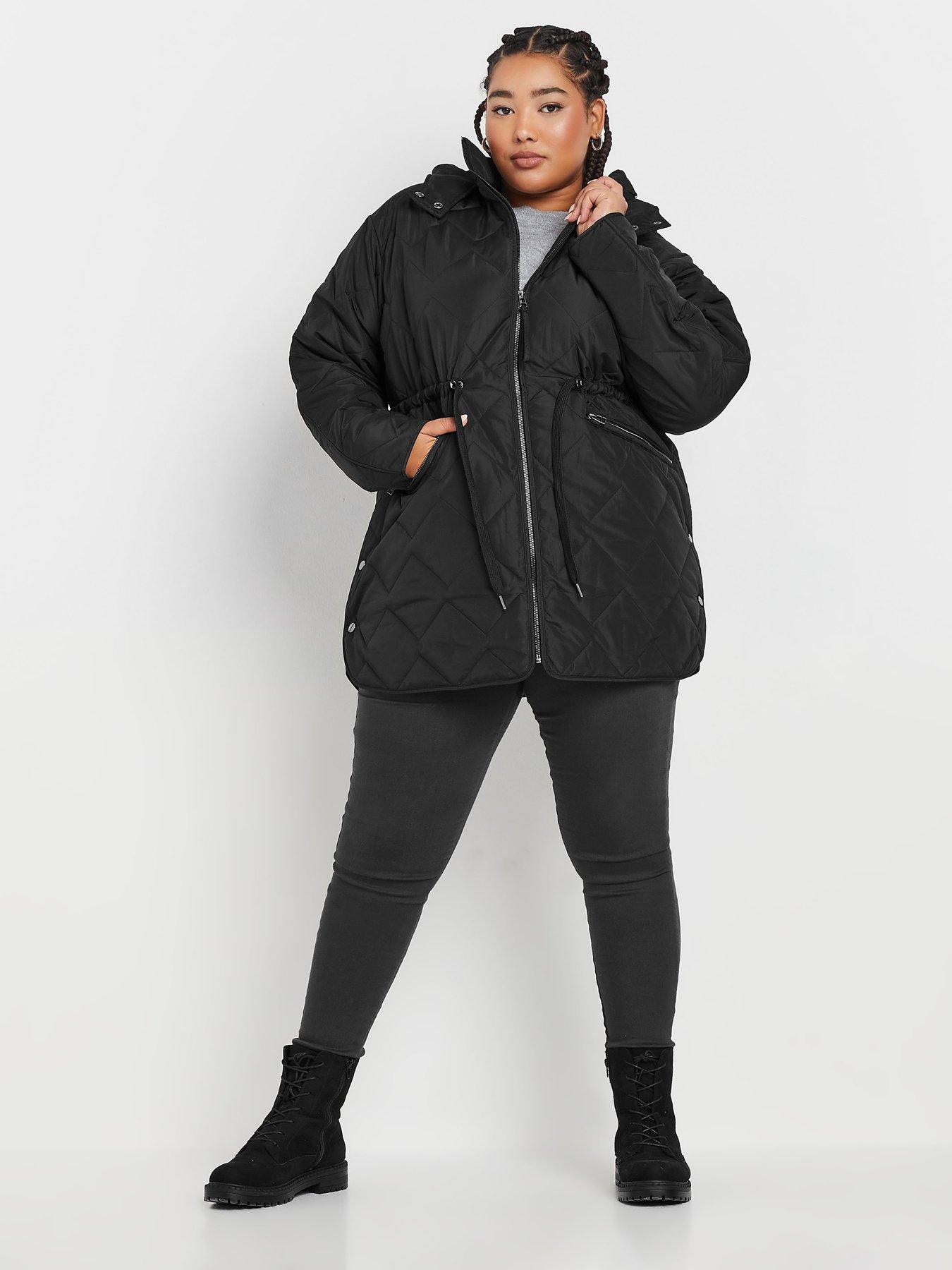 yours-curve-zig-zag-quilted-midi-jacket-blackback