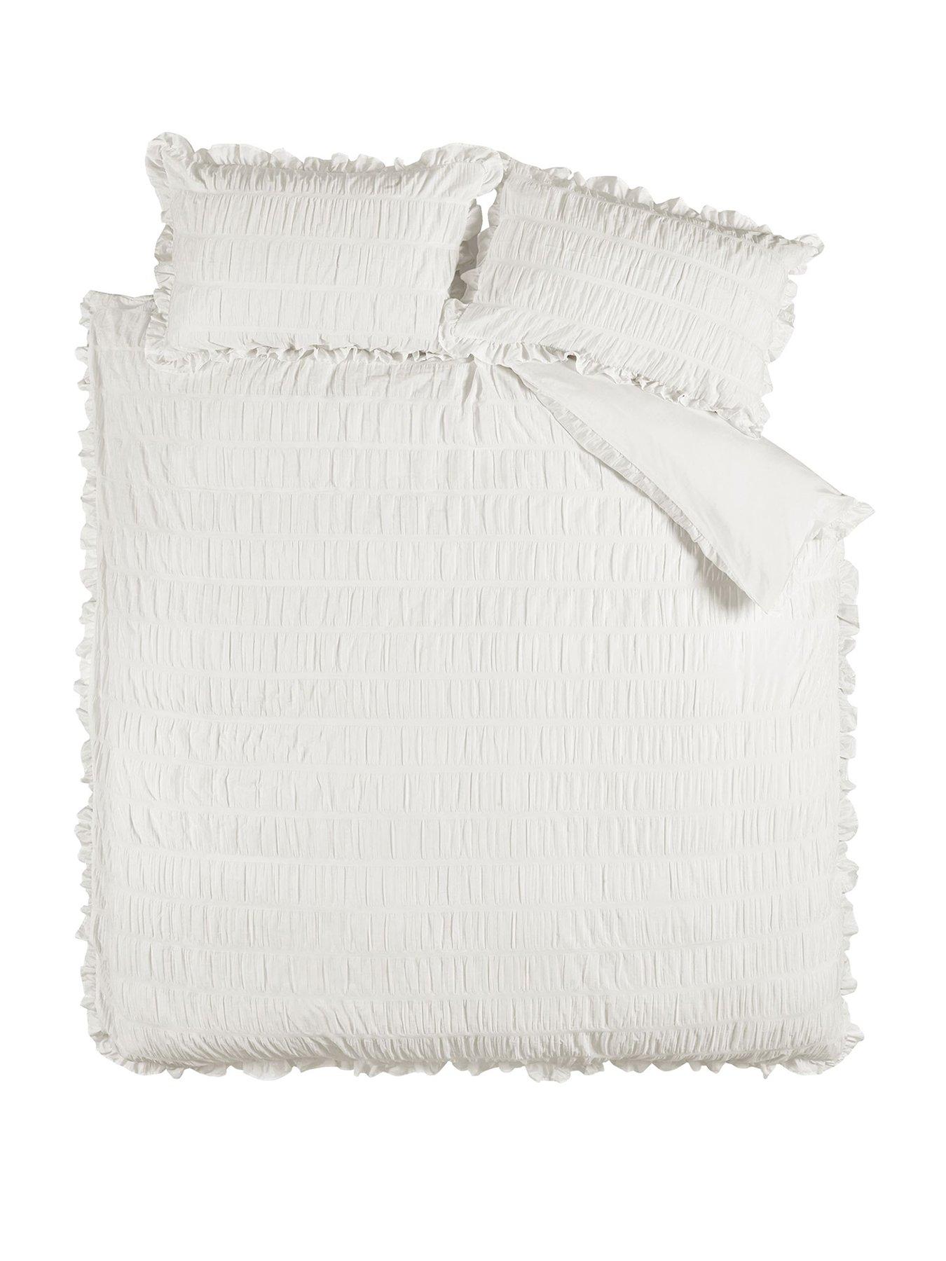 catherine-lansfield-seersucker-frill-duvet-cover-setstillFront