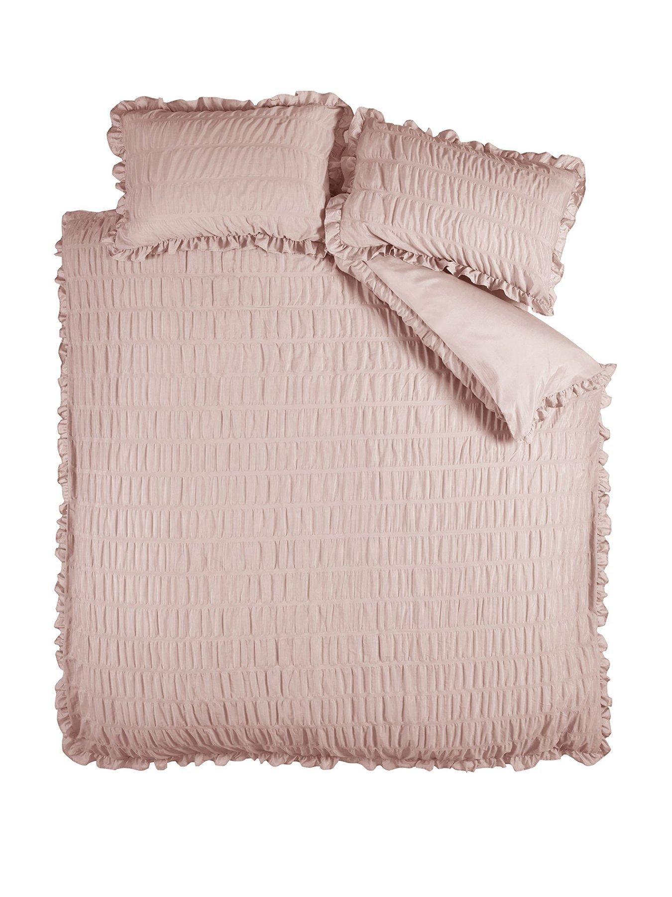 catherine-lansfield-seersucker-frill-duvet-cover-setstillFront