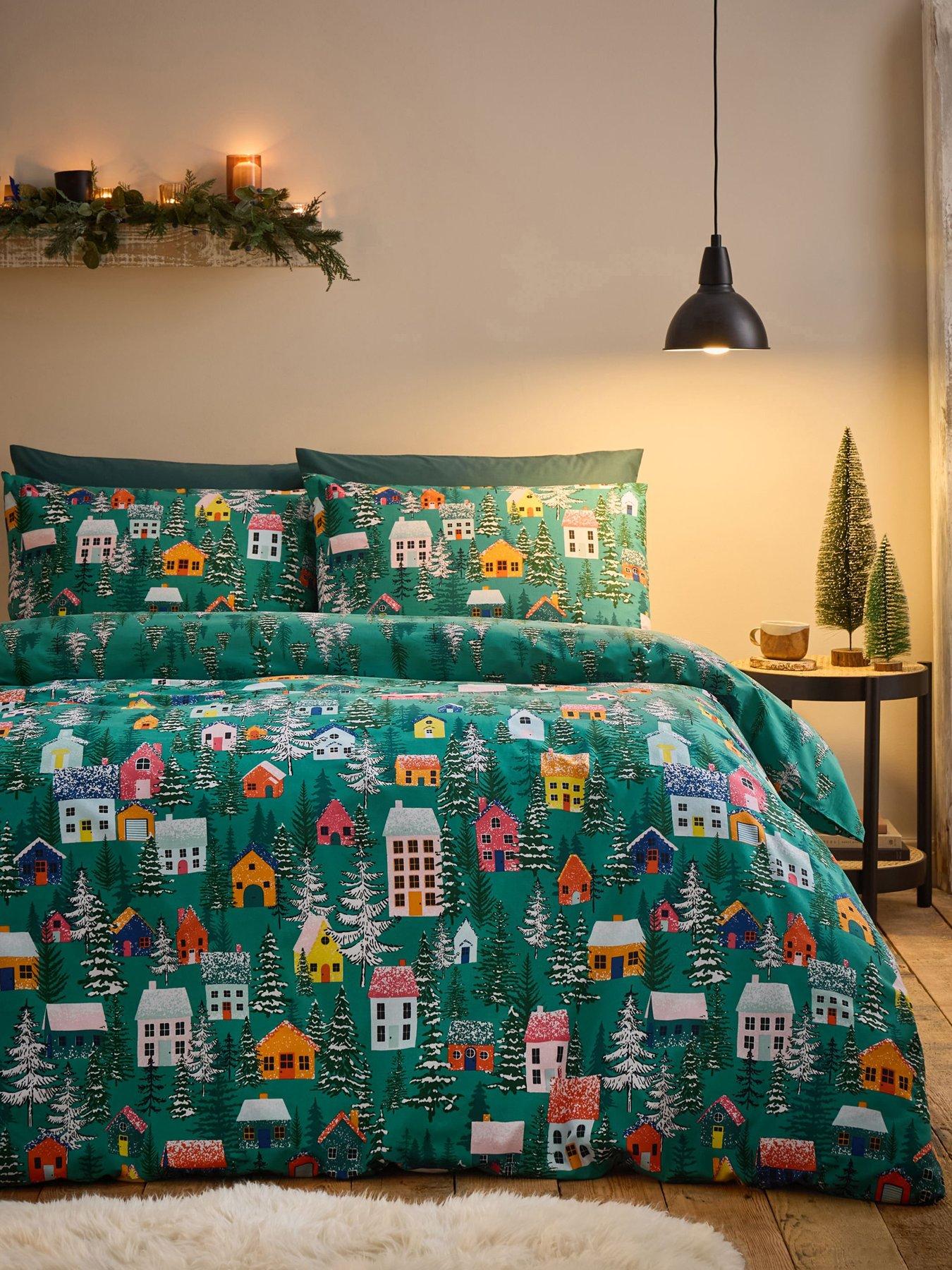 catherine-lansfield-christmas-festive-forest-duvet-set--singlefront