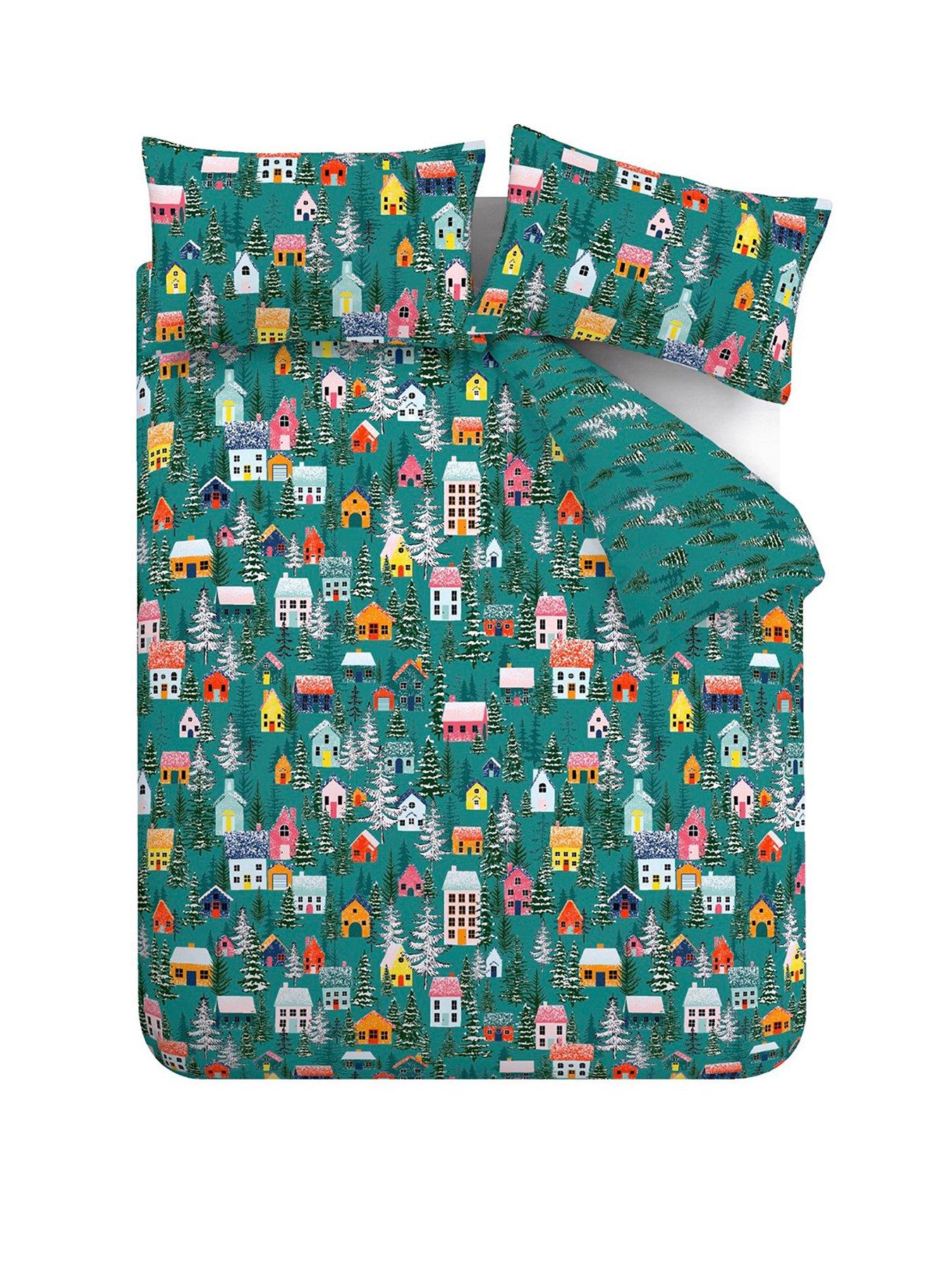 catherine-lansfield-christmas-festive-forest-duvet-set--singlestillFront