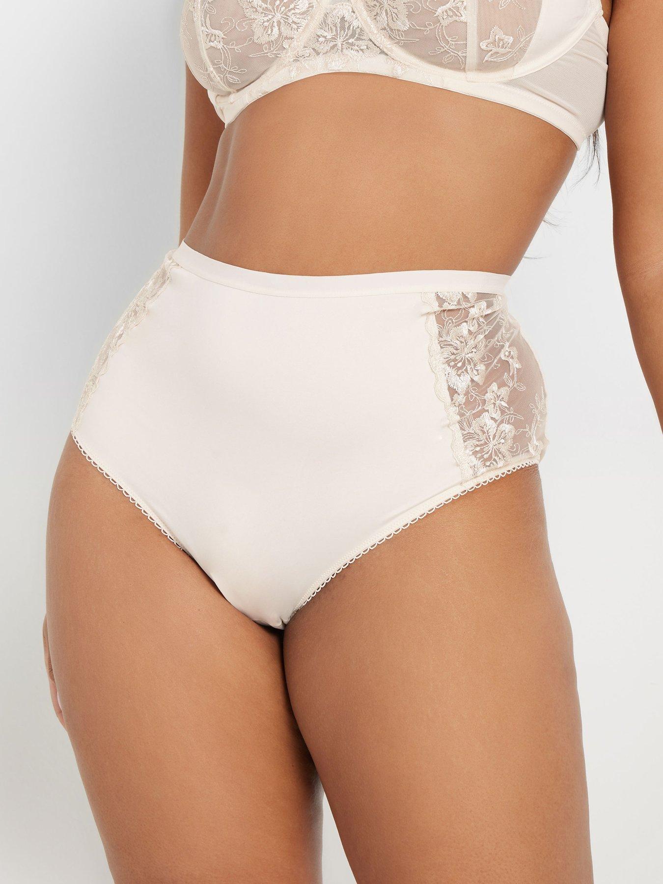 Image 3 of 3 of Yours Curve 2 Pack High Waisted Full Brief - Blue