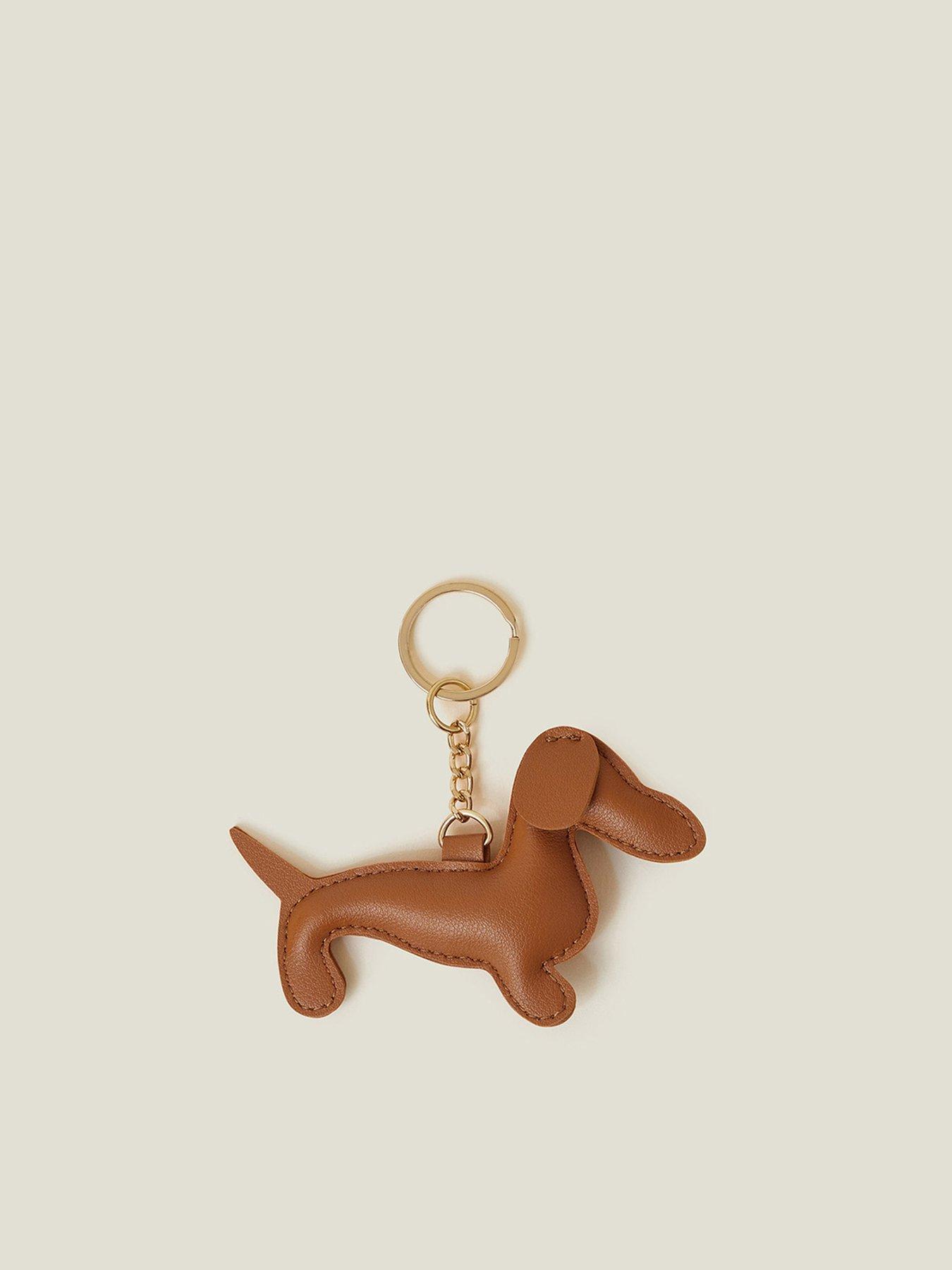 accessorize-london-sausage-dog-key-ring-brownback