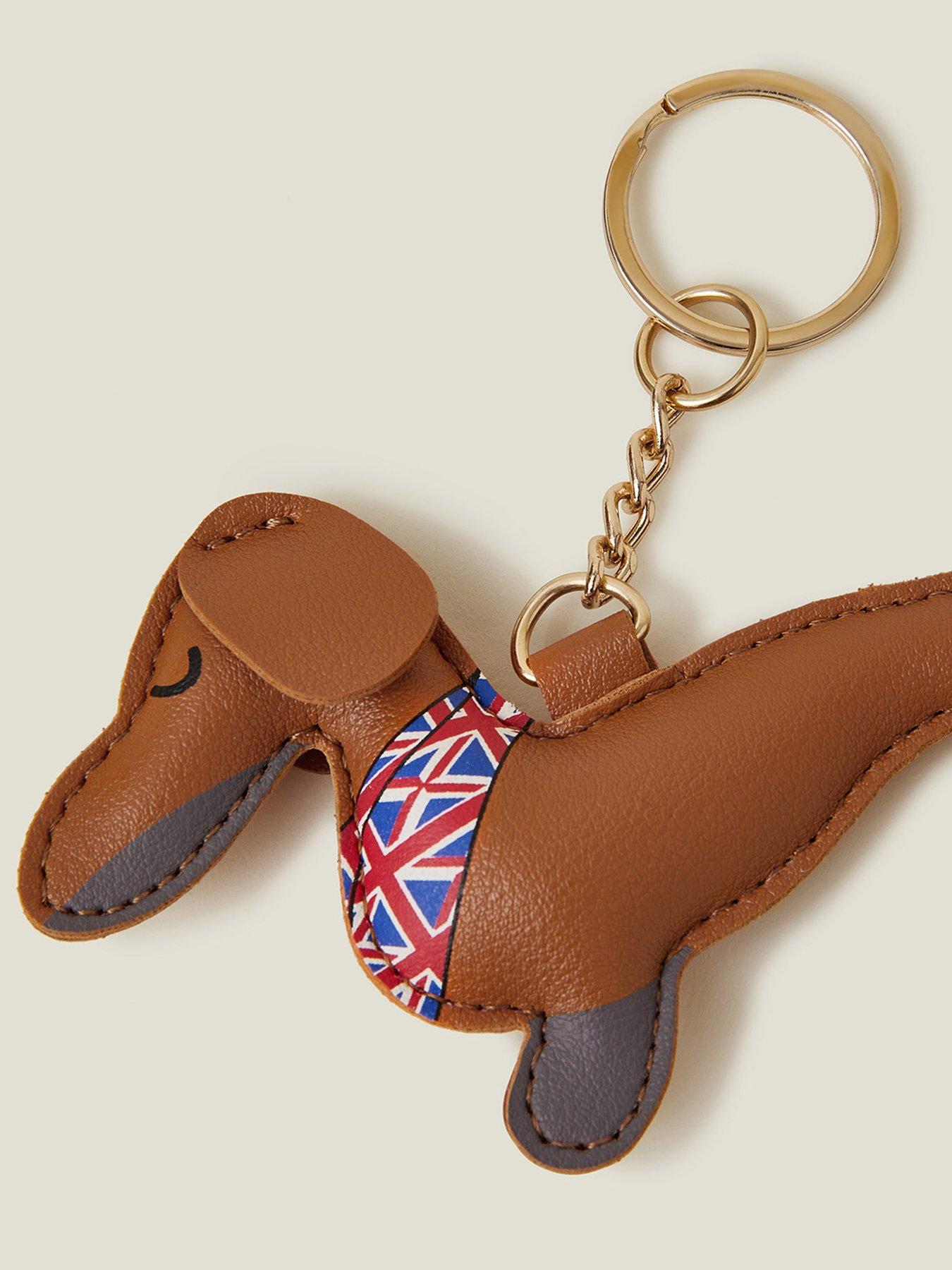 accessorize-london-sausage-dog-key-ring-brownoutfit