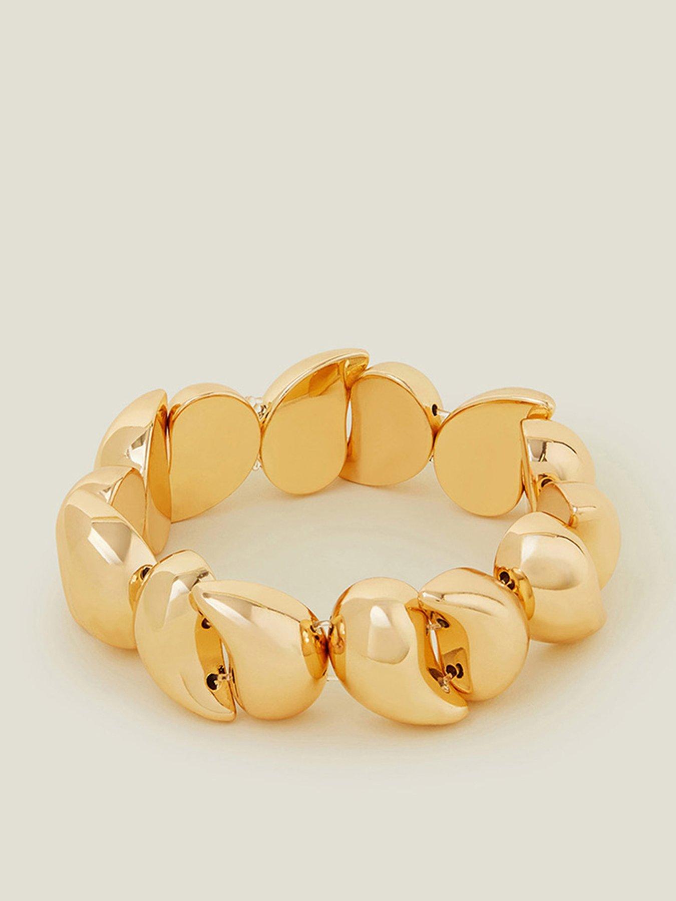 Image 1 of 3 of Accessorize Teardrop Stretch Bangle