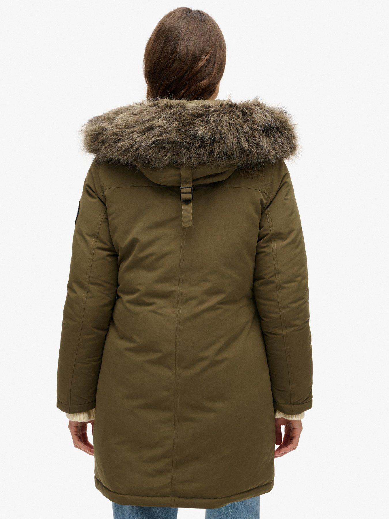 superdry-everest-faux-fur-parka-coat-greenstillFront