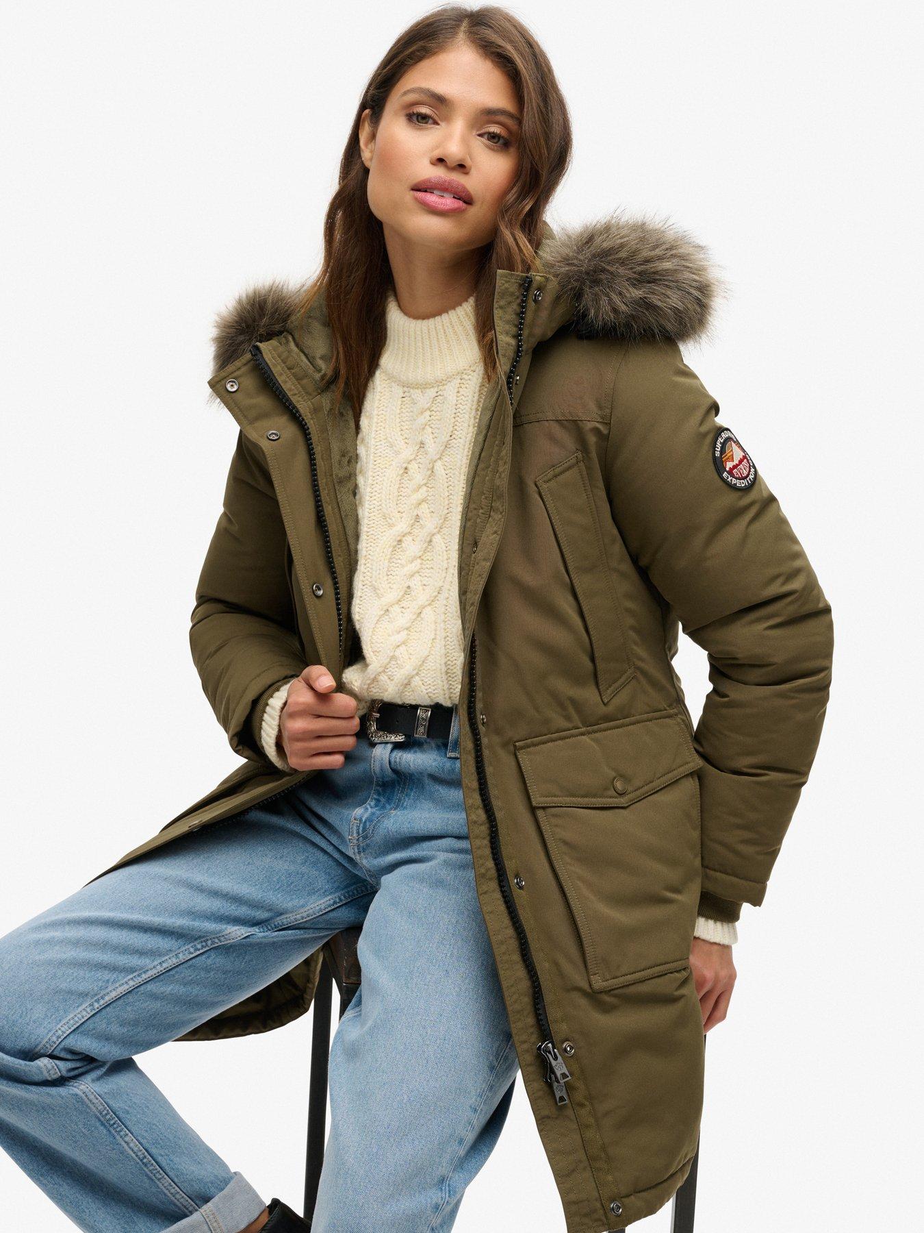 superdry-everest-faux-fur-parka-coat-greendetail