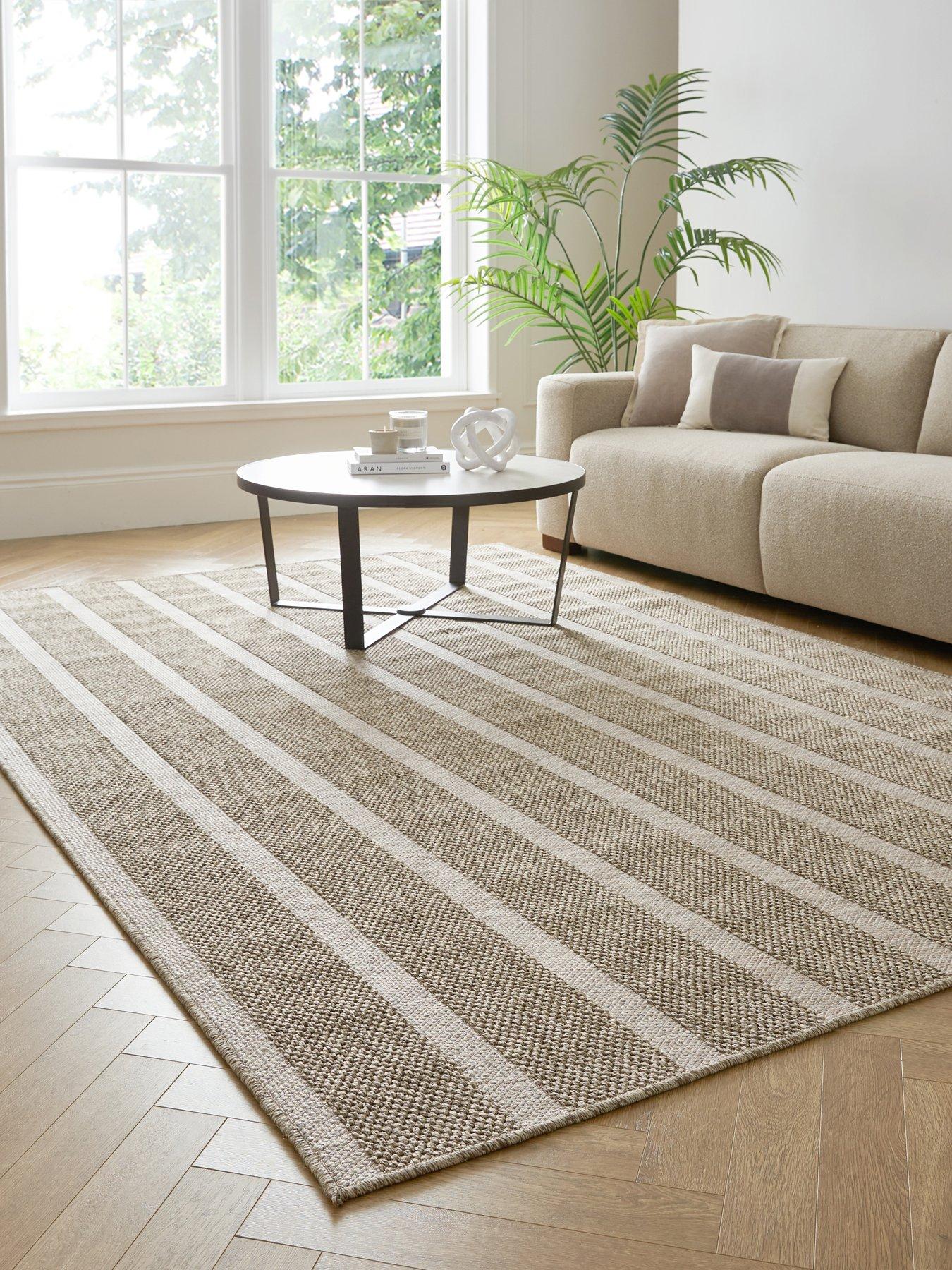 undefined Summer Stripe Rug - Brown