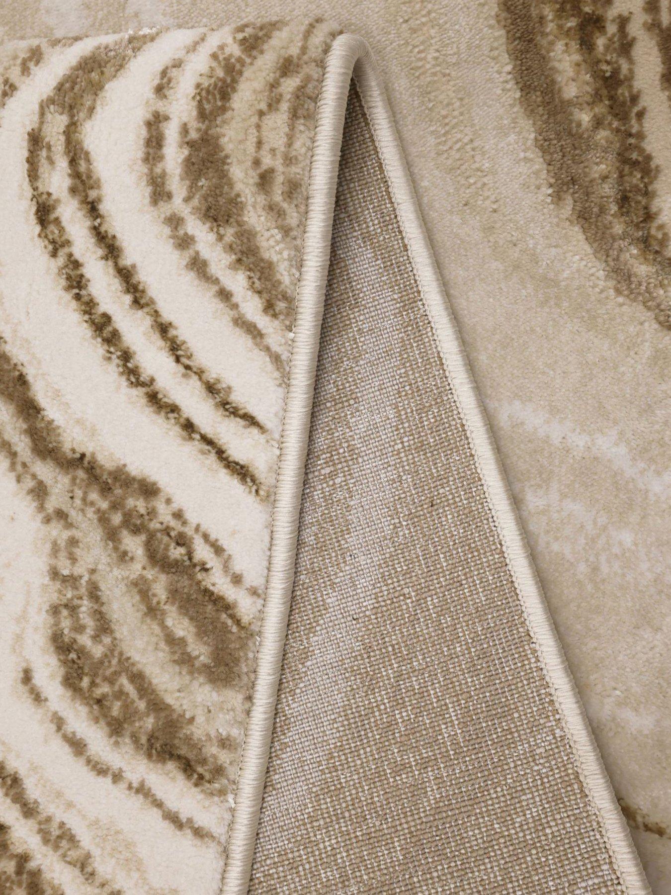 Image 5 of 6 of The Very Collection Dusk Wave Champagne Rug