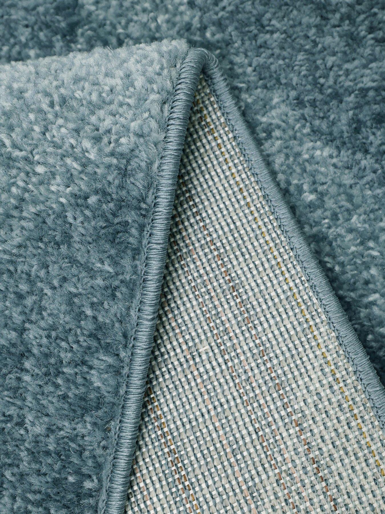 Image 4 of 4 of The Very Collection Juno Geometric Blue Blend Rug