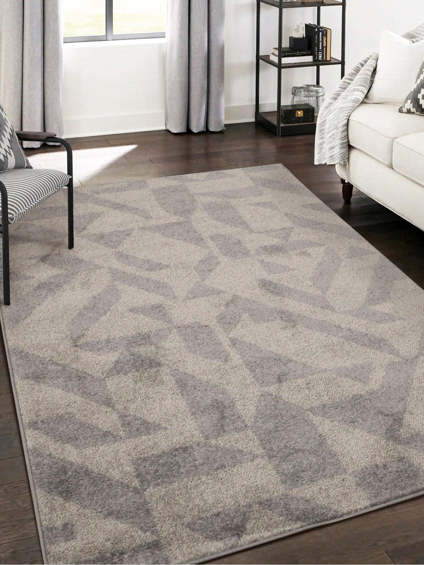 The Very Collection Juno Geometric Grey Blend Rug