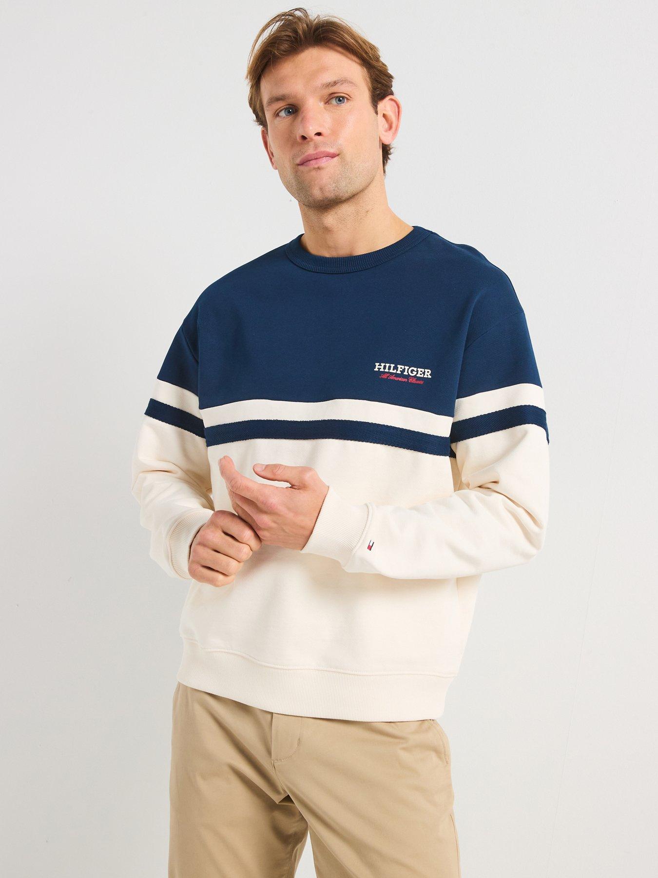 tommy-hilfiger-tommy-hilfiger-monotype-colourblock-crew-sweat-dark-bluefront