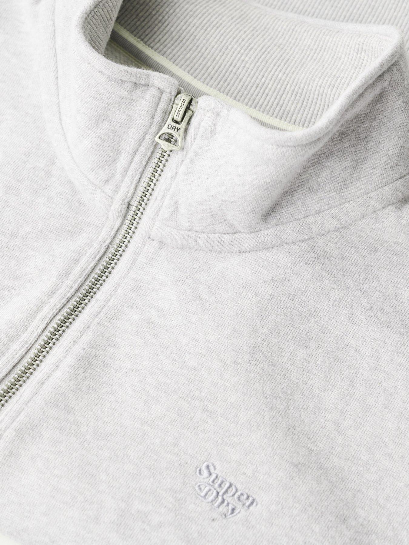 superdry-essential-half-zip-hoodie-greydetail