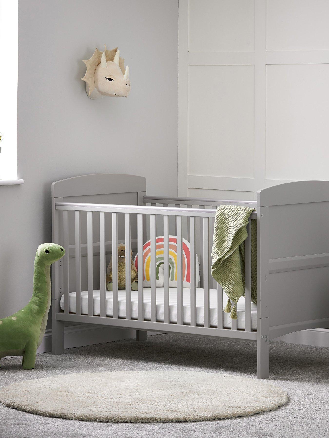 obaby-grace-cot-bed-fibre-mattress-warm-greyfront