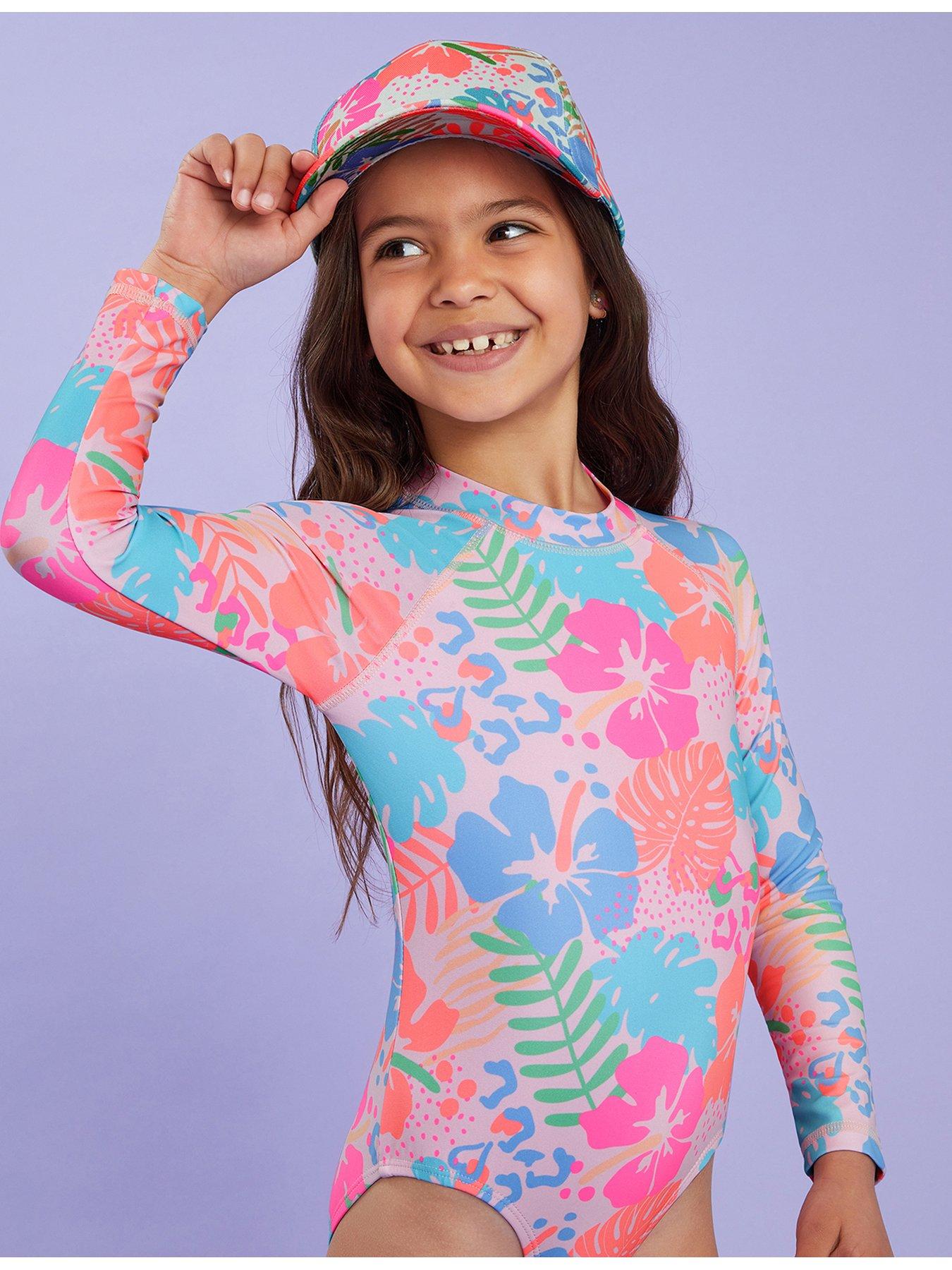 Image 2 of 4 of Accessorize Girls Tropical Baseball Cap - Multi