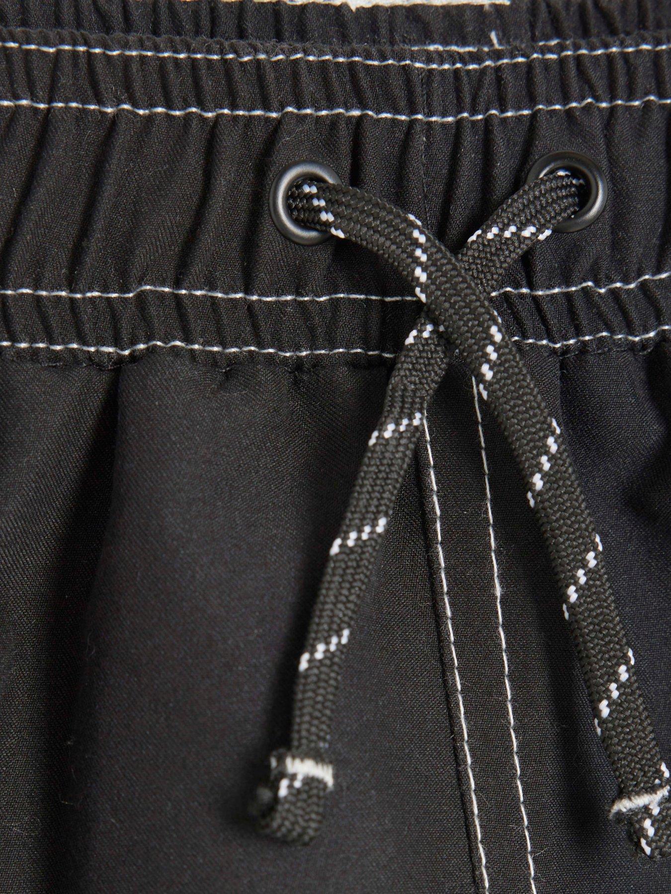Image 4 of 4 of River Island Mini Boys Swim Shorts - Black