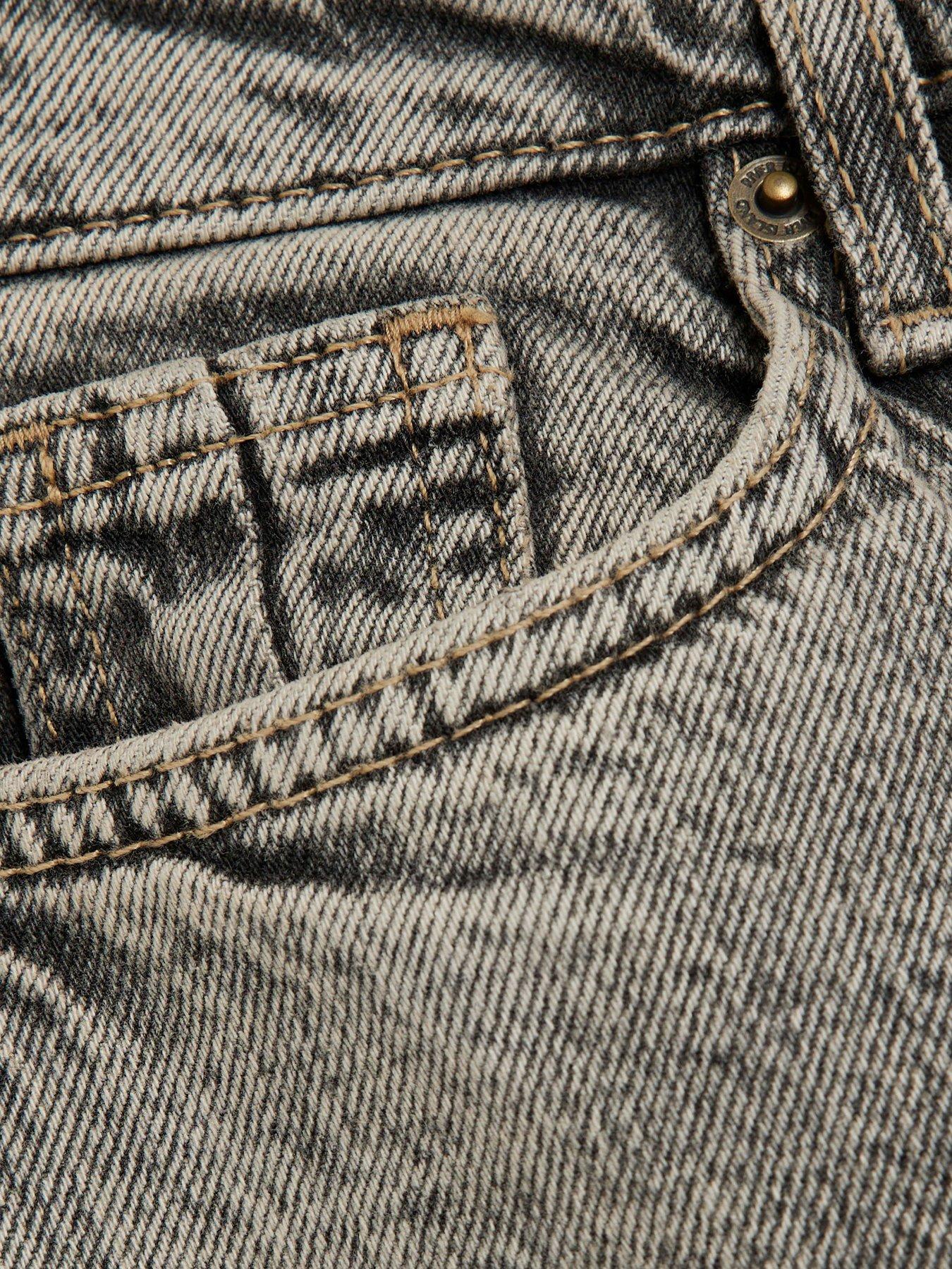 Image 5 of 6 of River Island High Rise Wide Leg Jean - Grey