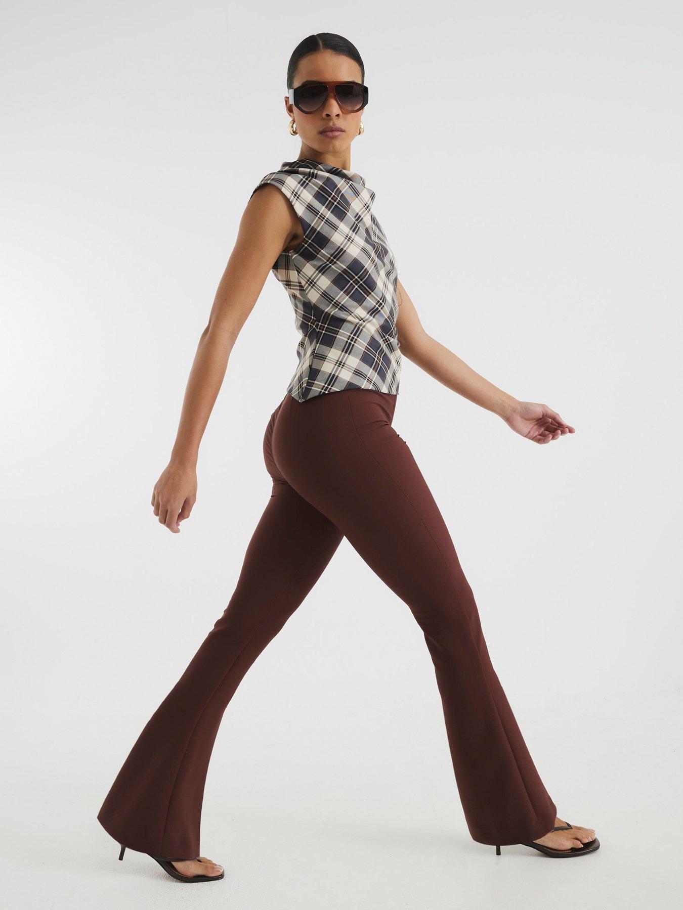 river-island-skinny-leg-trouser-dark-brown