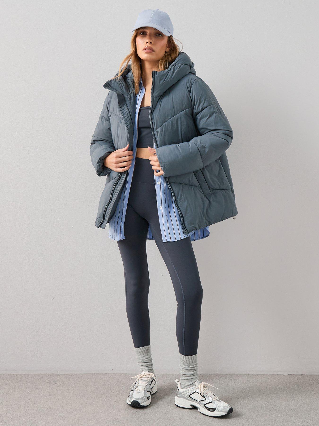 the-very-collection-short-hooded-padded-jacket-grey