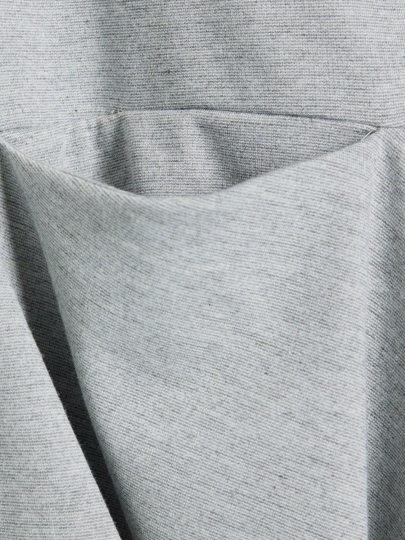 Image 5 of 5 of River Island Bubble Hem Bomber Jacket - Grey