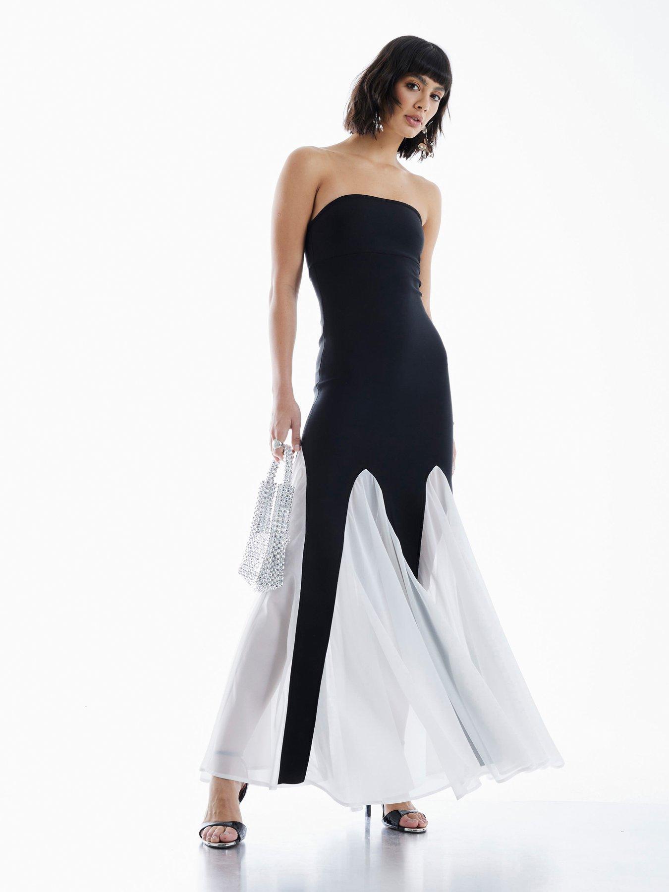Image of River Island Maxi Dress - Black - Black