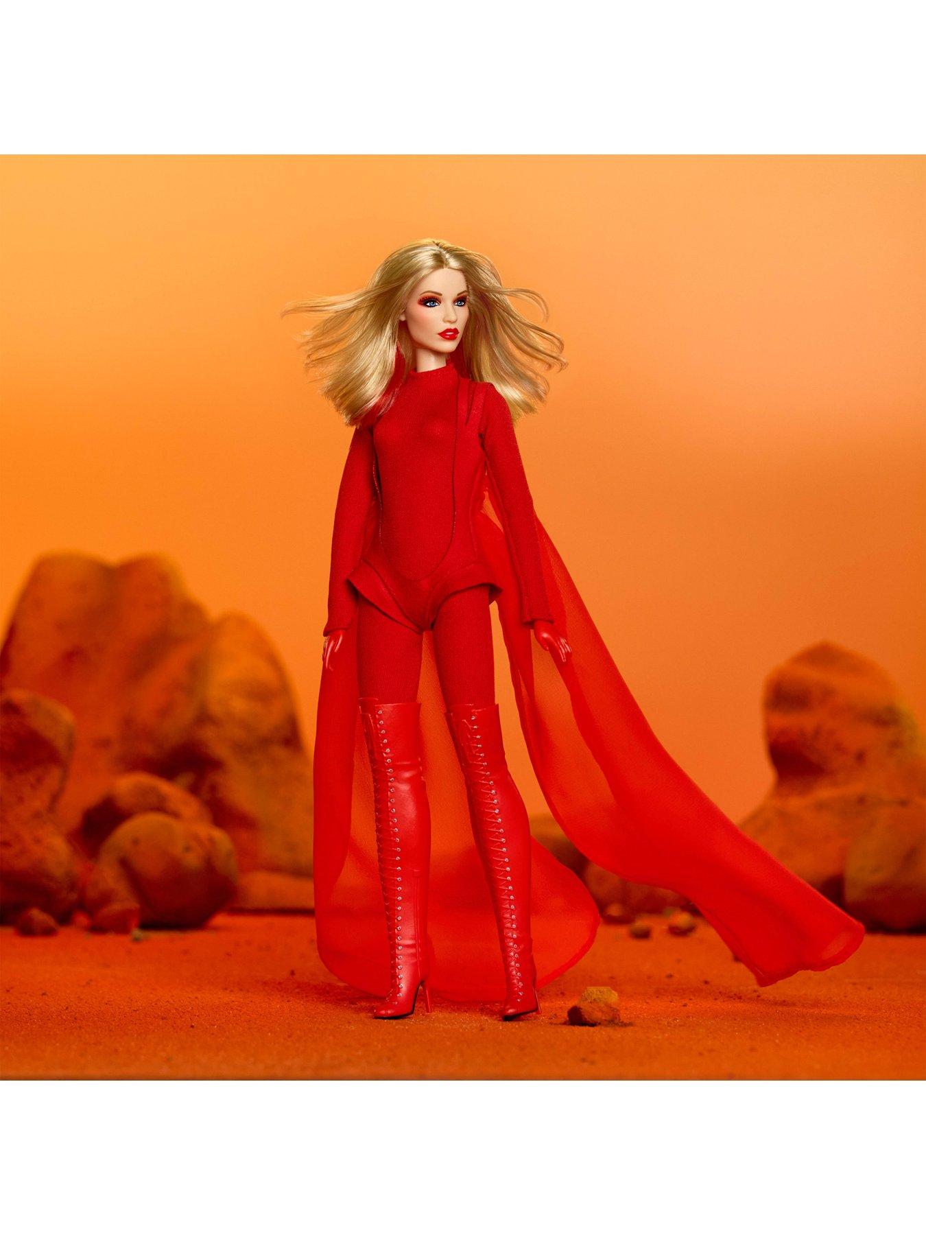 Image 2 of 8 of Barbie Signature Kylie Minogue Collectible Doll in Red &ldquo;Padam Padam&rdquo; Music Video Outfit