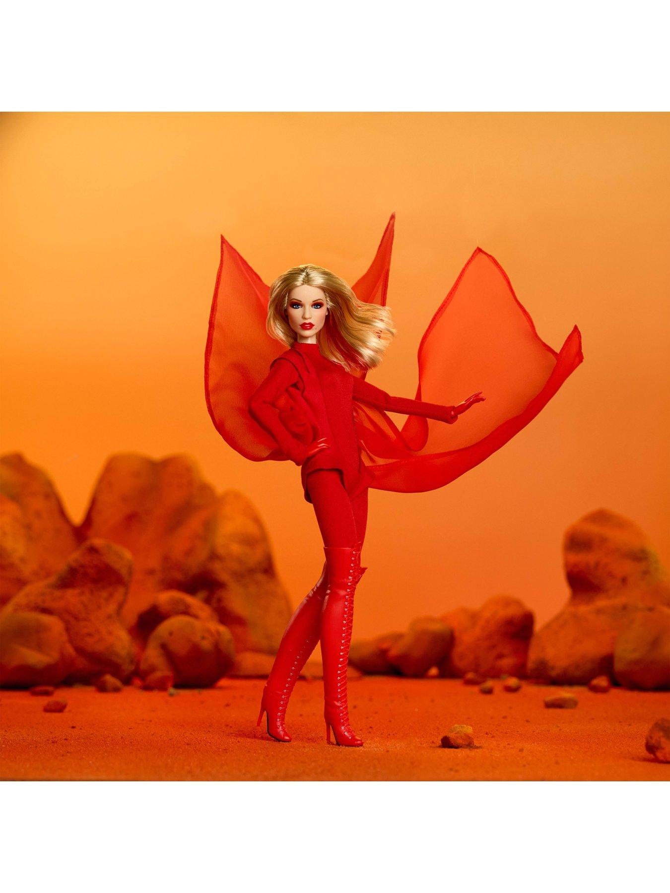 Image 3 of 8 of Barbie Signature Kylie Minogue Collectible Doll in Red &ldquo;Padam Padam&rdquo; Music Video Outfit